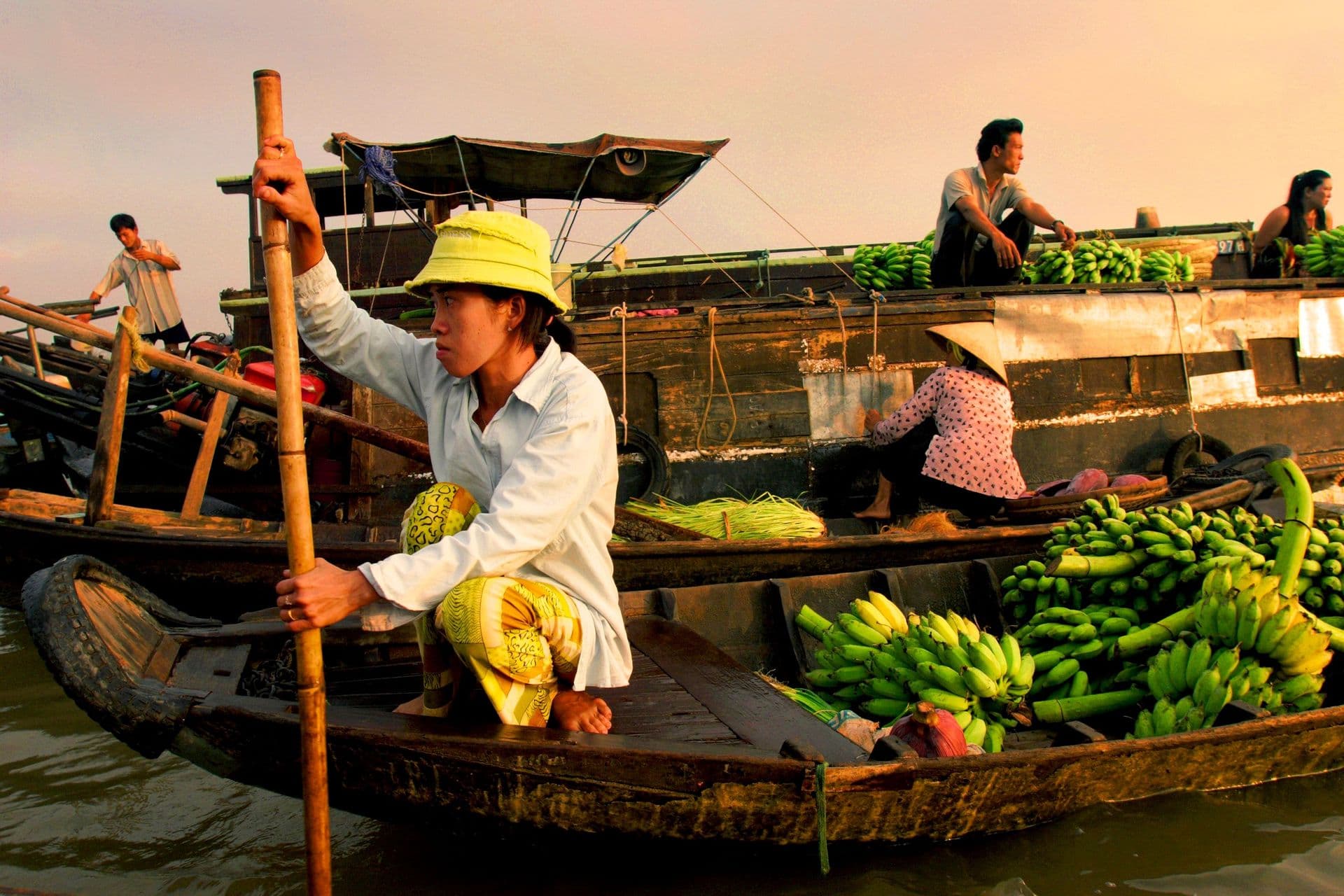 Cai Rang Floating market