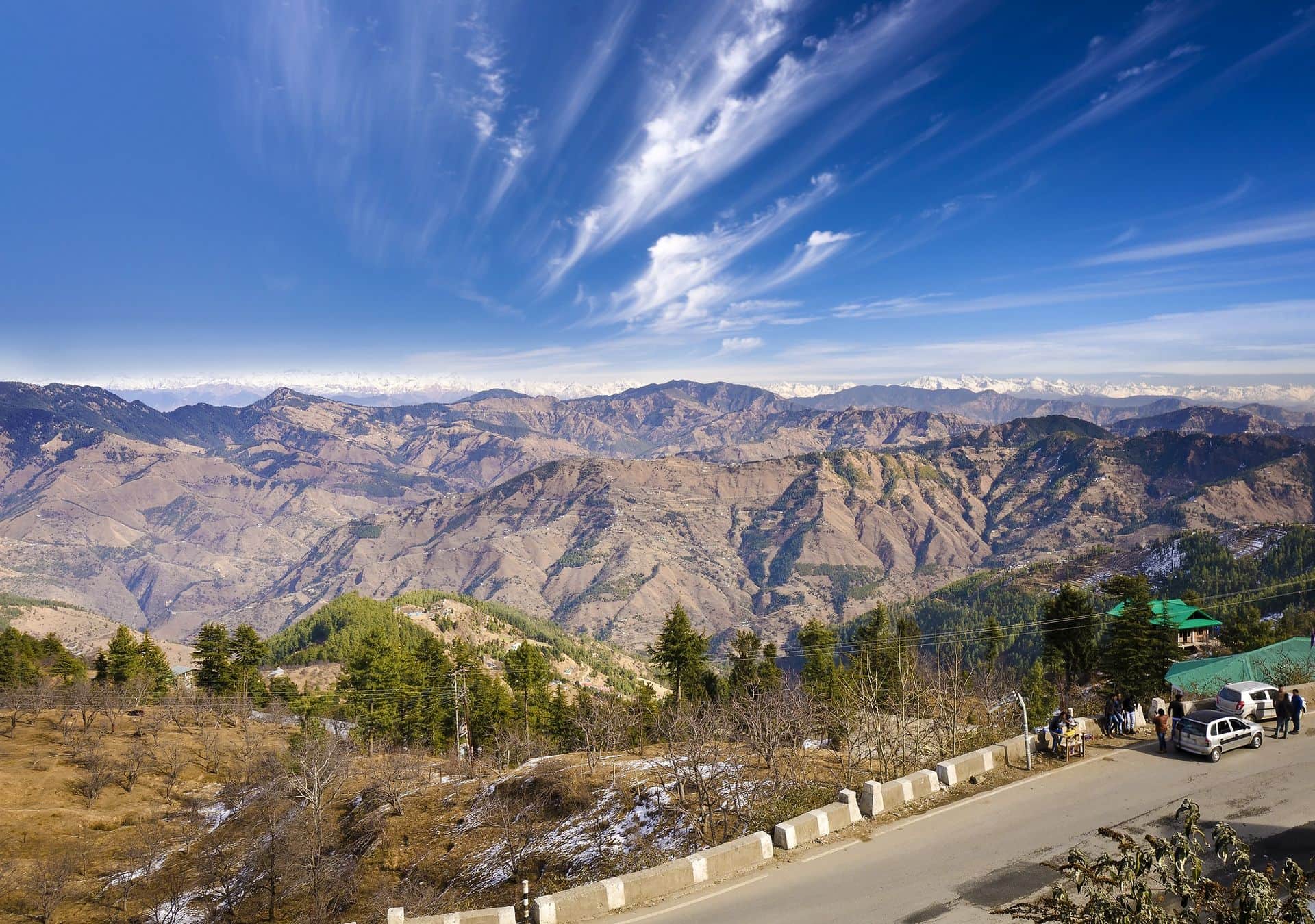 Beautiful valley View of Shimla