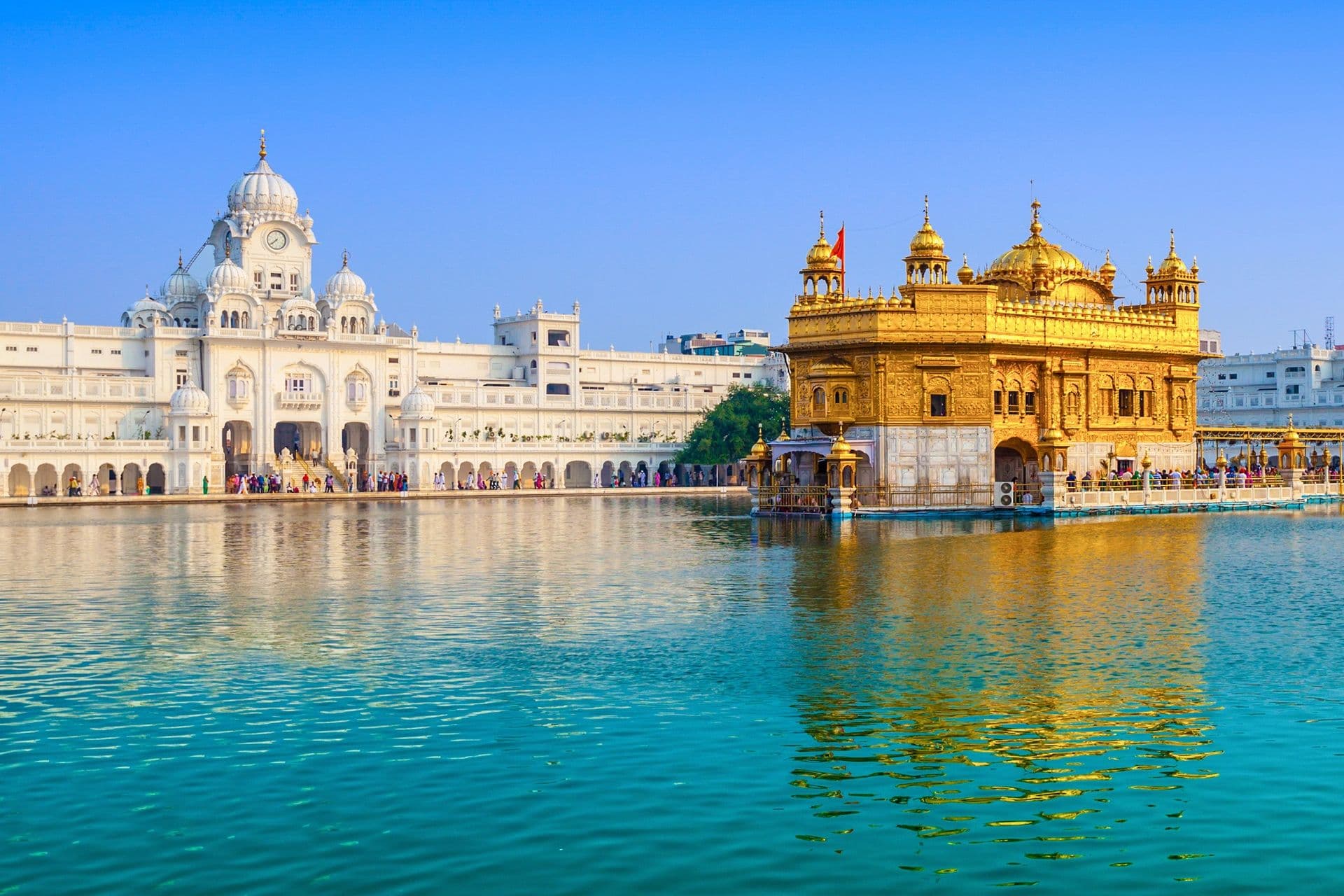 Golden Temple (Harmandir Sahib) in Amritsar, Punjab, India