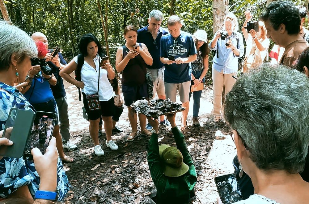 Cu chi tunnels, Vietnam