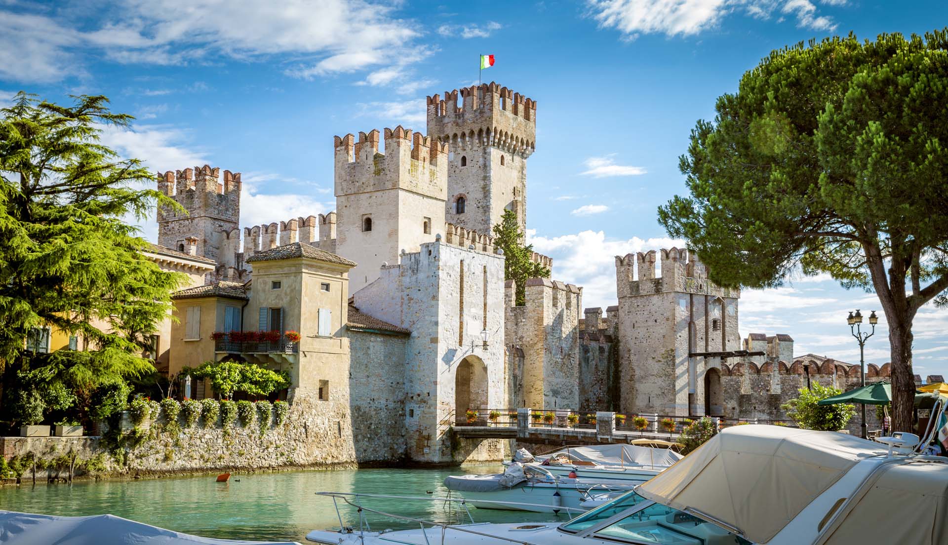 Rocca Scaligera castle in Sirmione