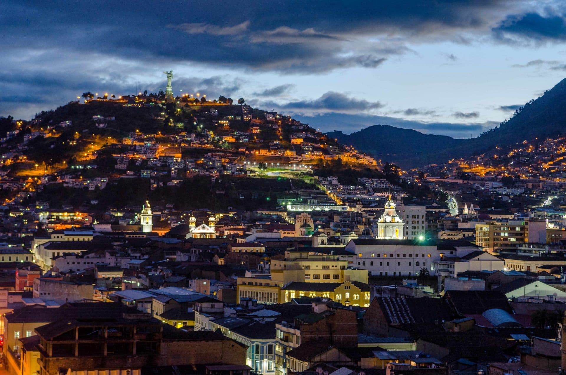 Quito at night