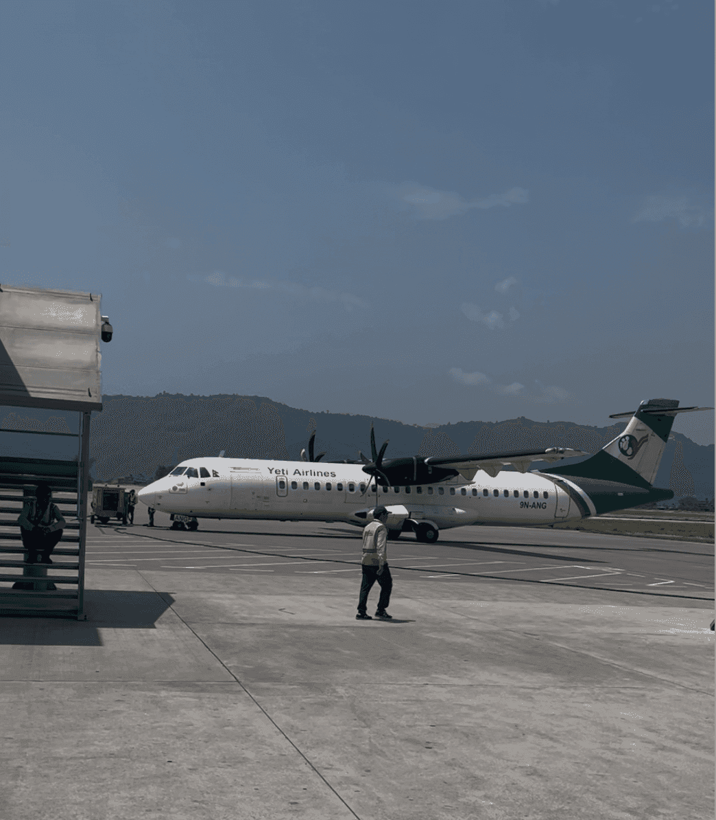 Airplane in Nepal