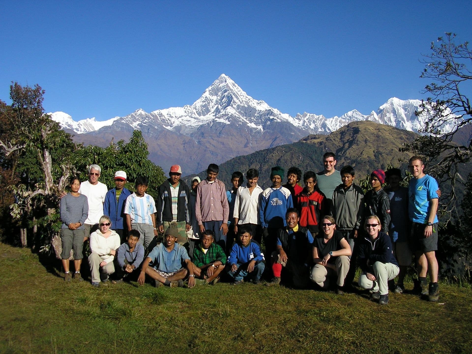 Trekking crew at Chisapani