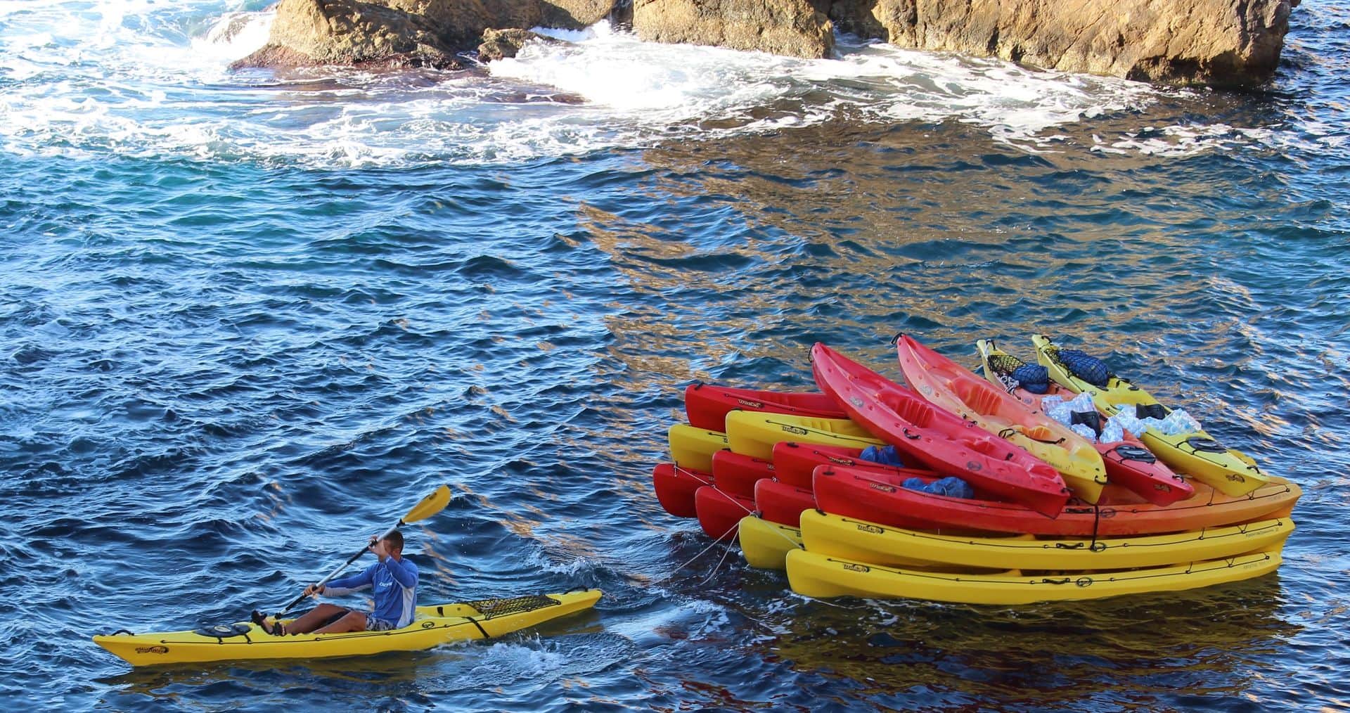 Kayaks in Croatia