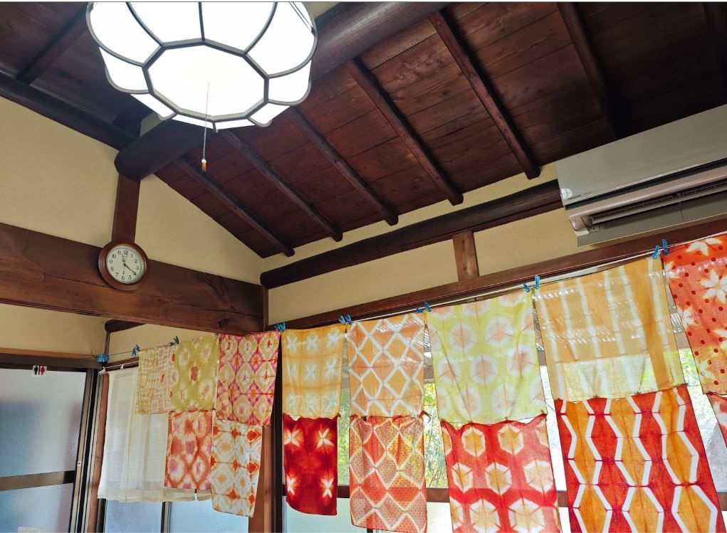 Michiko Mizutani natural dying studio, Asuka, Japan © Dre Roelandt