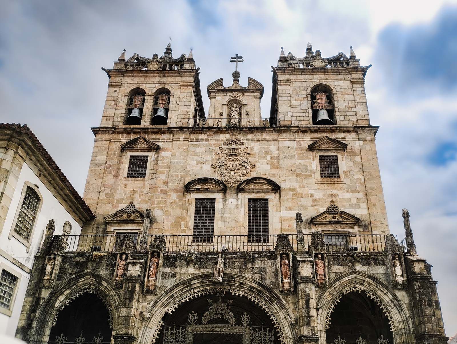 Facade of the First Cathedral Built in Portugal © Shutterstock