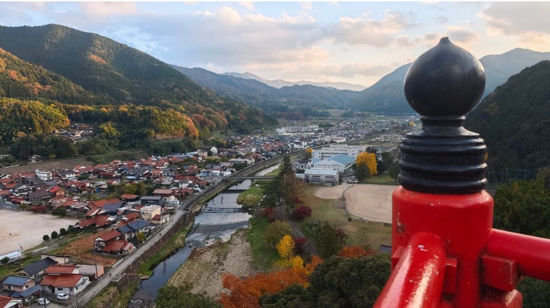 View of Tsuwano from Taikodani Inari Shrine Japan © Dre Roelandt