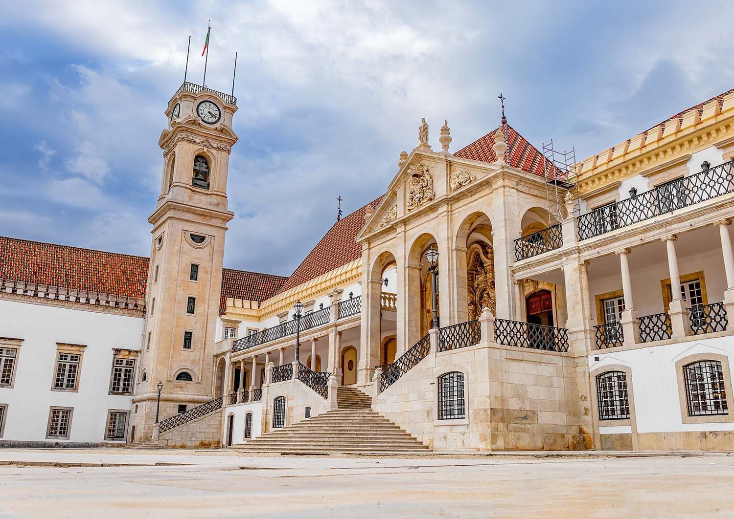 Old building of University of Coimbra in Portugal © Shutterstock