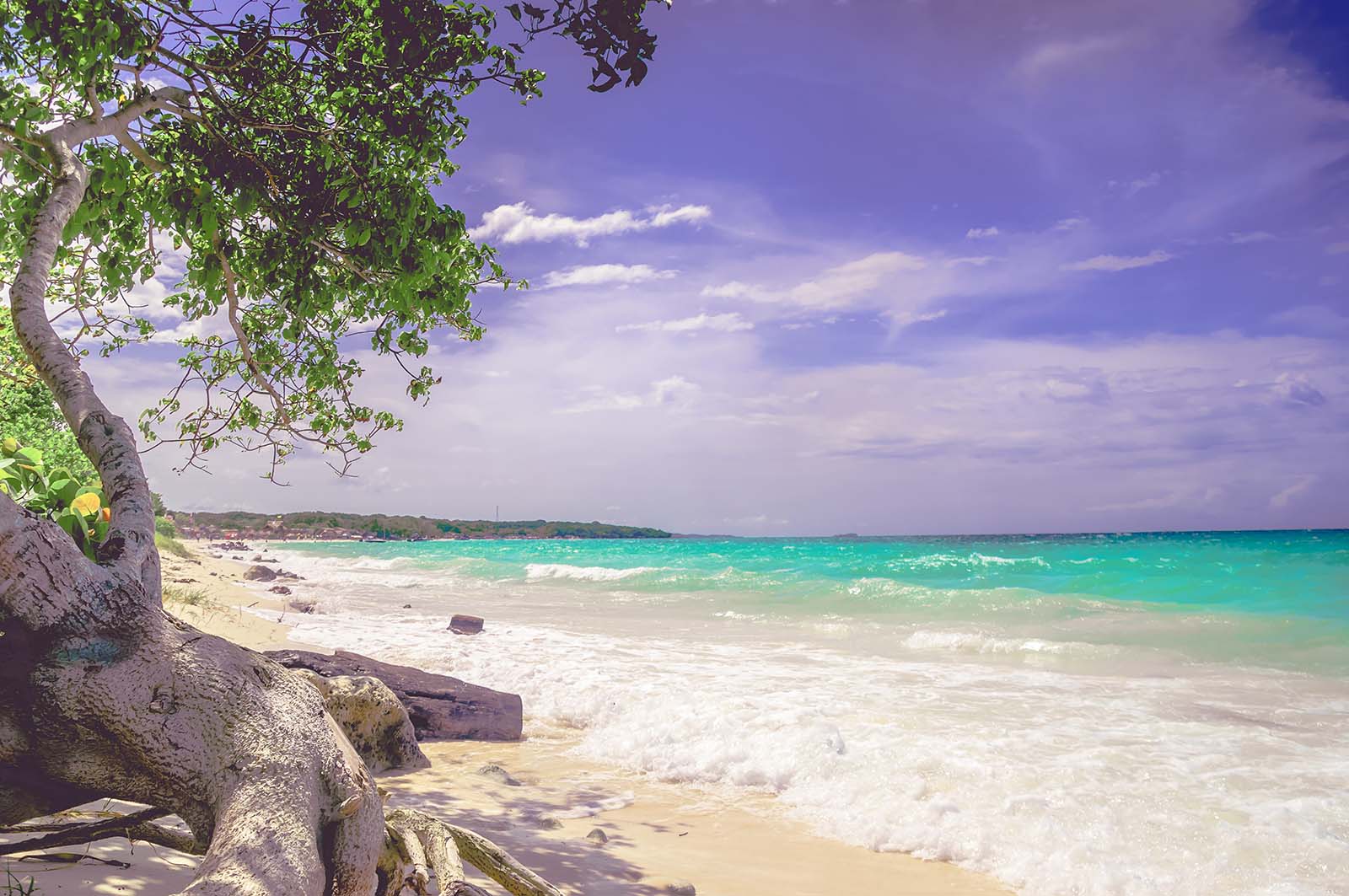 Playa Blanca beach of Baru bin Colombia © Shutterstock