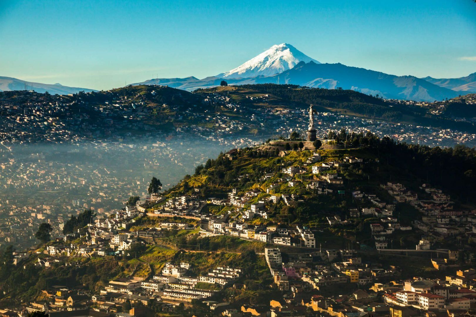 Quito from the sky