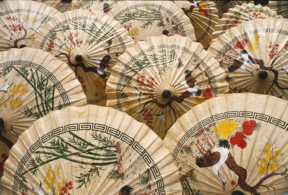 Malaysian umbrellas © Shutterstock