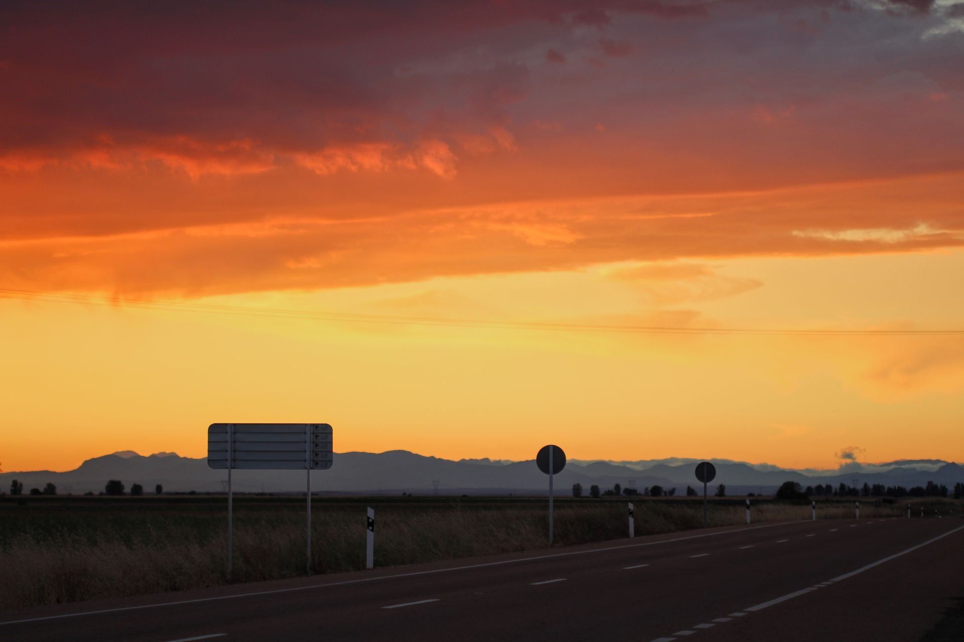 Highway in Spain