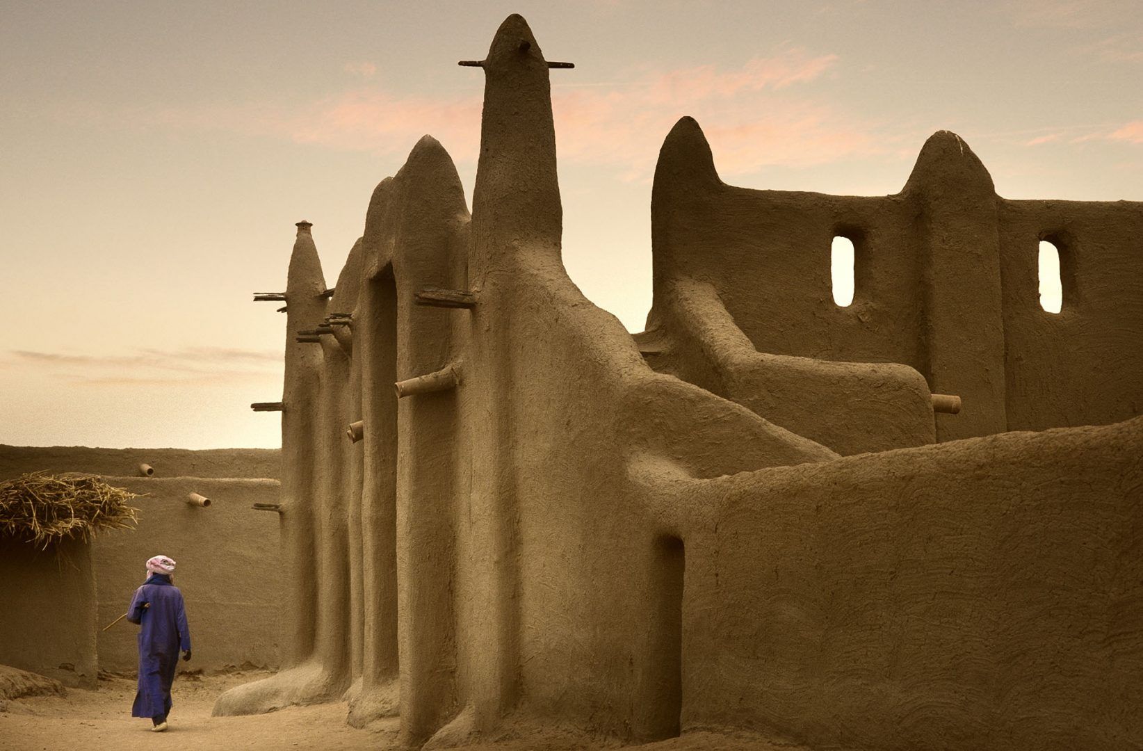 Mali, West Africa, Djenne - impressive mosques built entirely of clay © robertonencini/Shutterstock