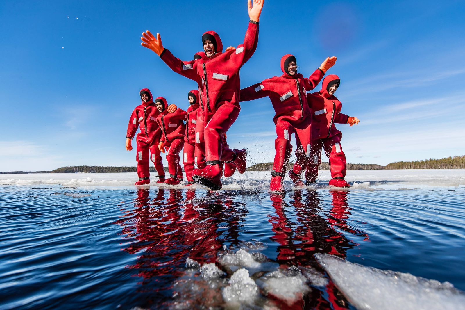 Ice Floating Finland