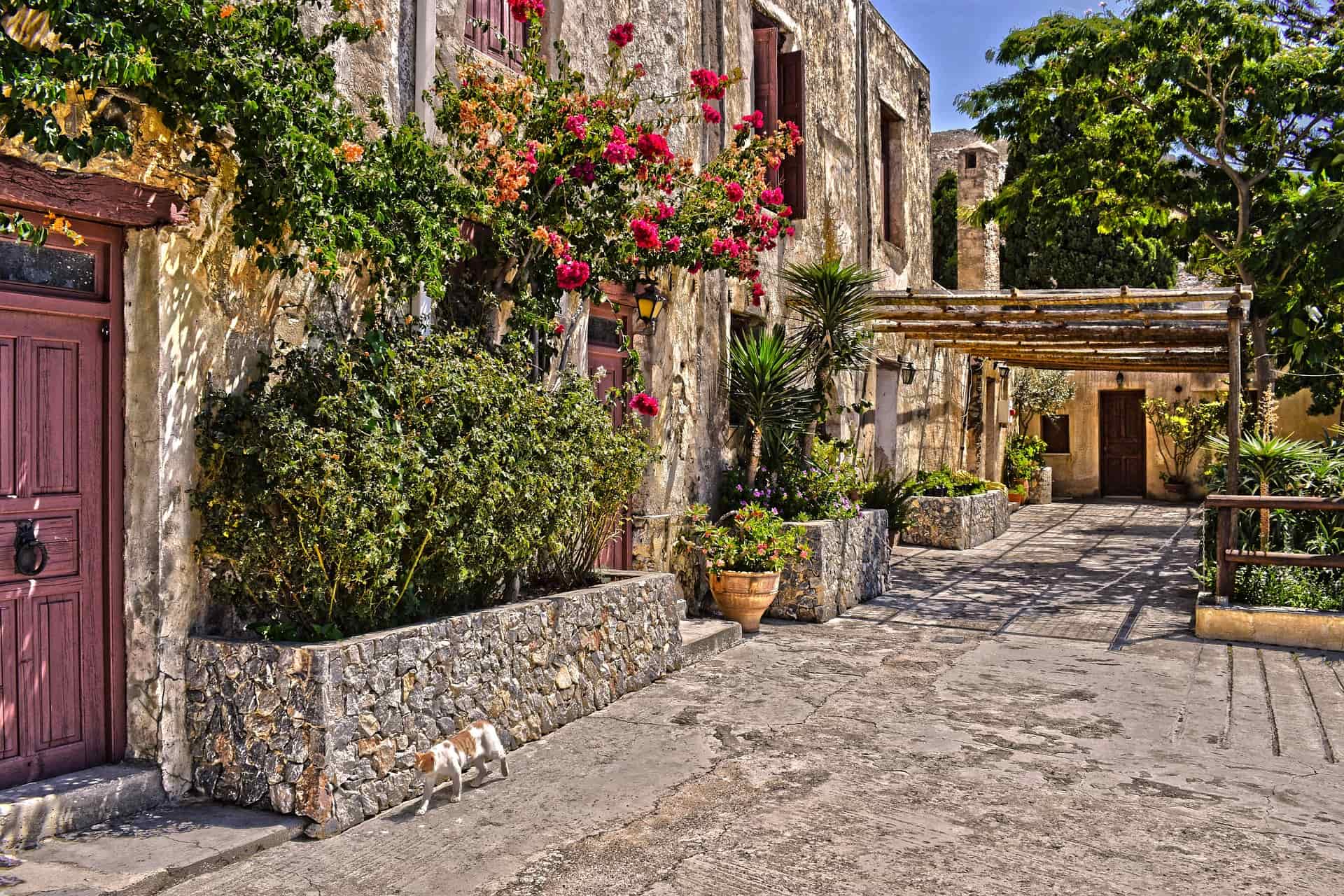 village, Crete, Greece