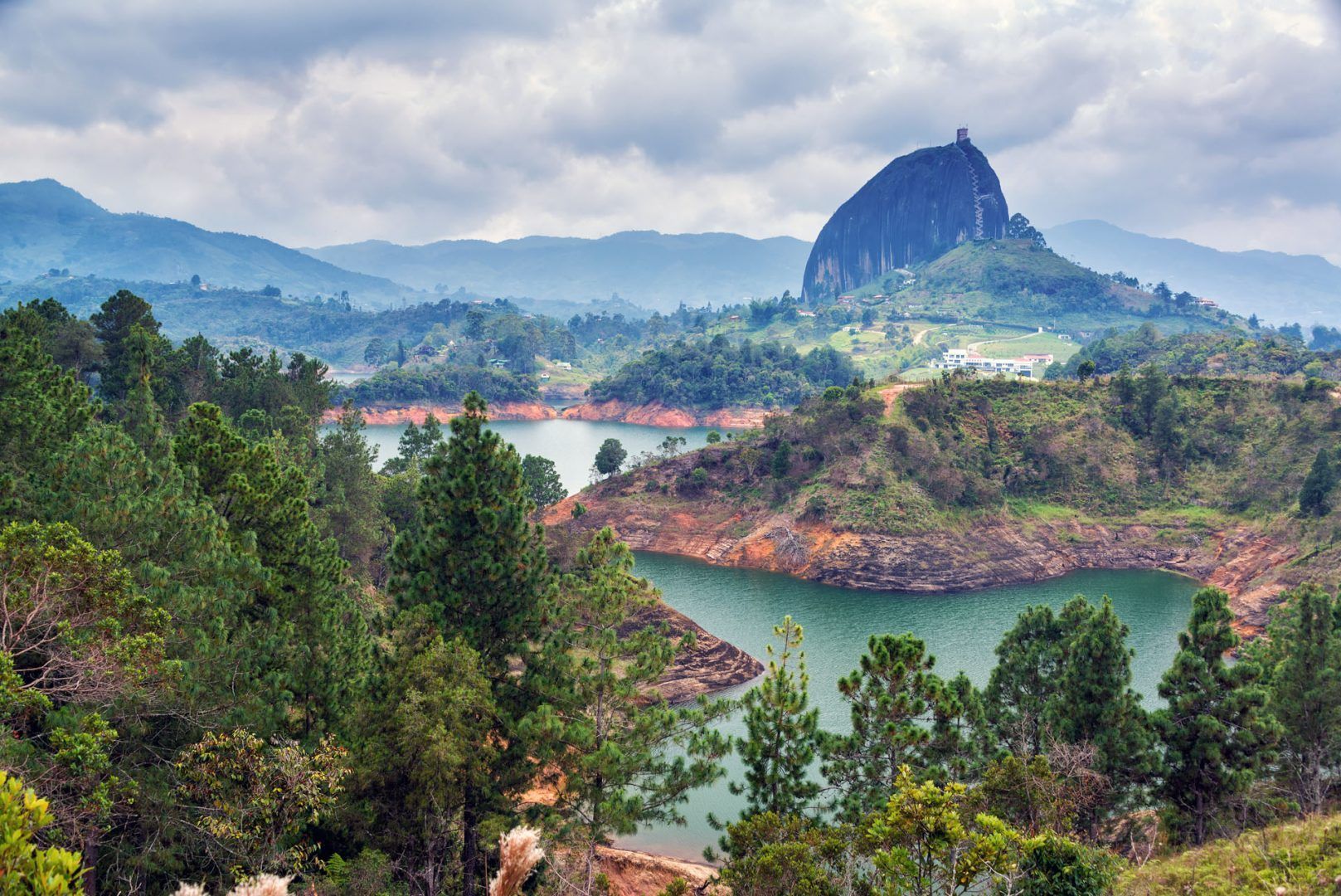 View of The Rock near the town of Guatape