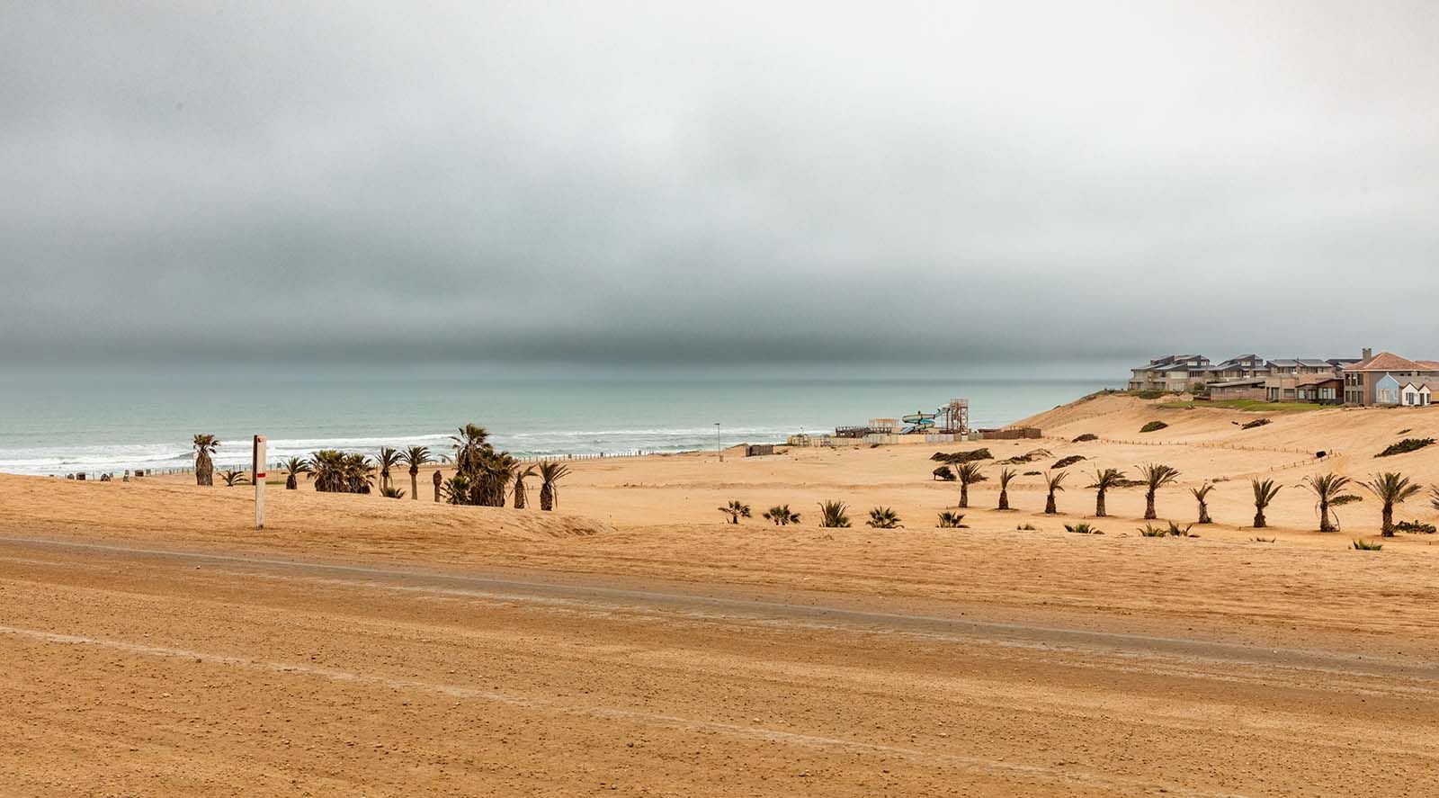 Part of the town of Henties Bay on the Skeleton Coast shoreline of Namibia © Shutterstock