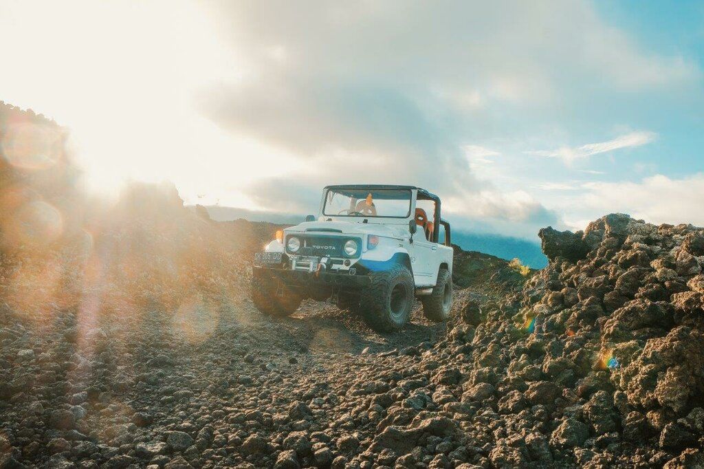 Jeep to Mount Batur