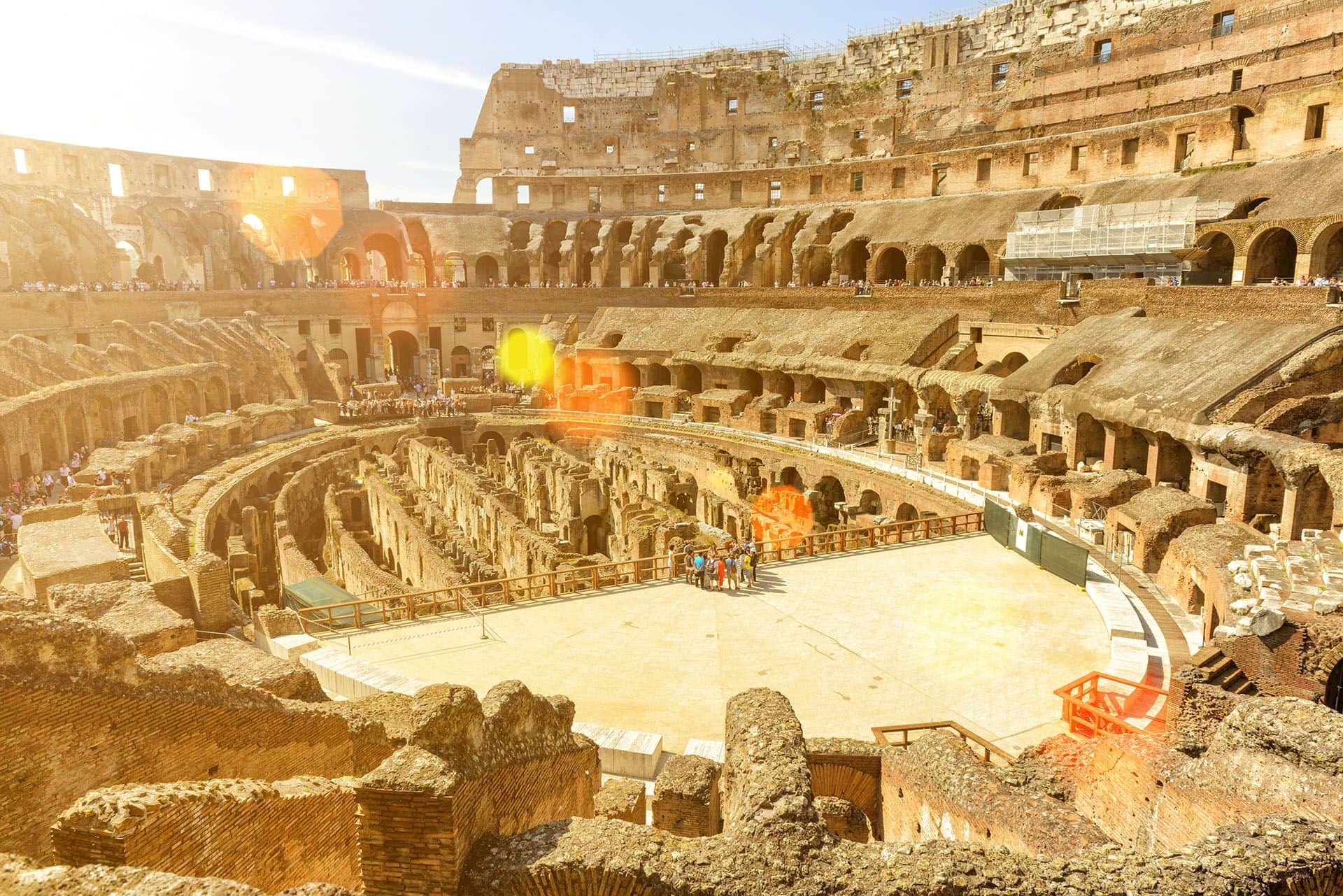 Inside the old Colosseum (Coliseum), Rome, Italy © Viacheslav Lopatin/Shutterstock