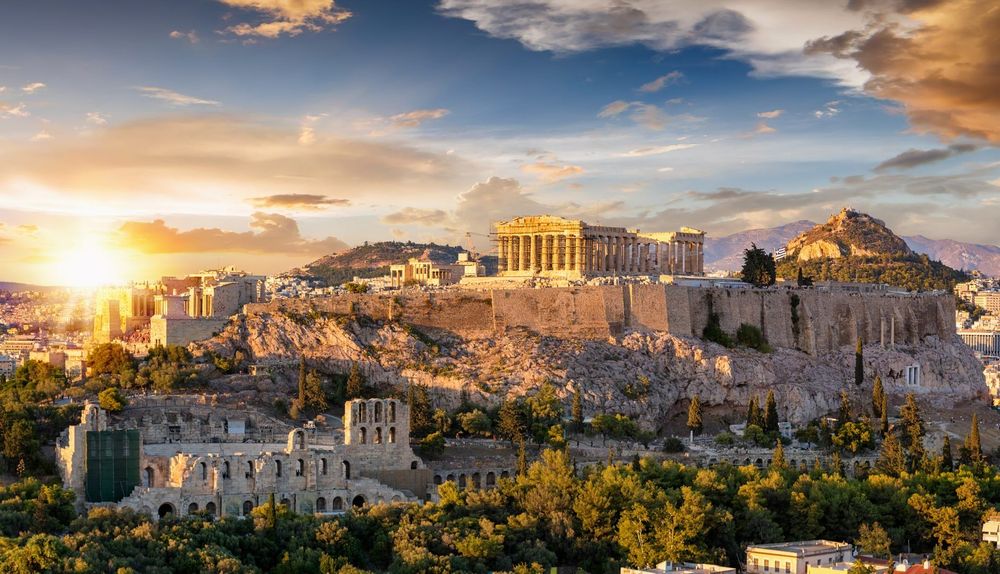 The Acropolis of Athens Greece