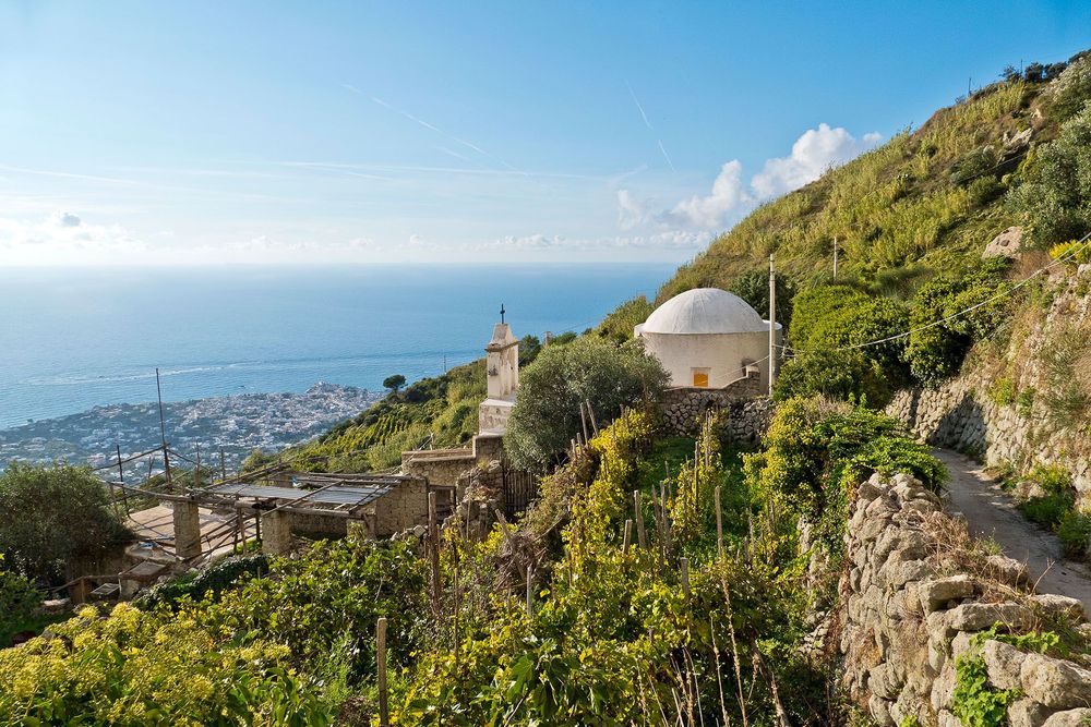 Ischia Island, Naples - Italy: The ancient church of Santa Maria al Monte on Mount Epomeo © Shutterstock