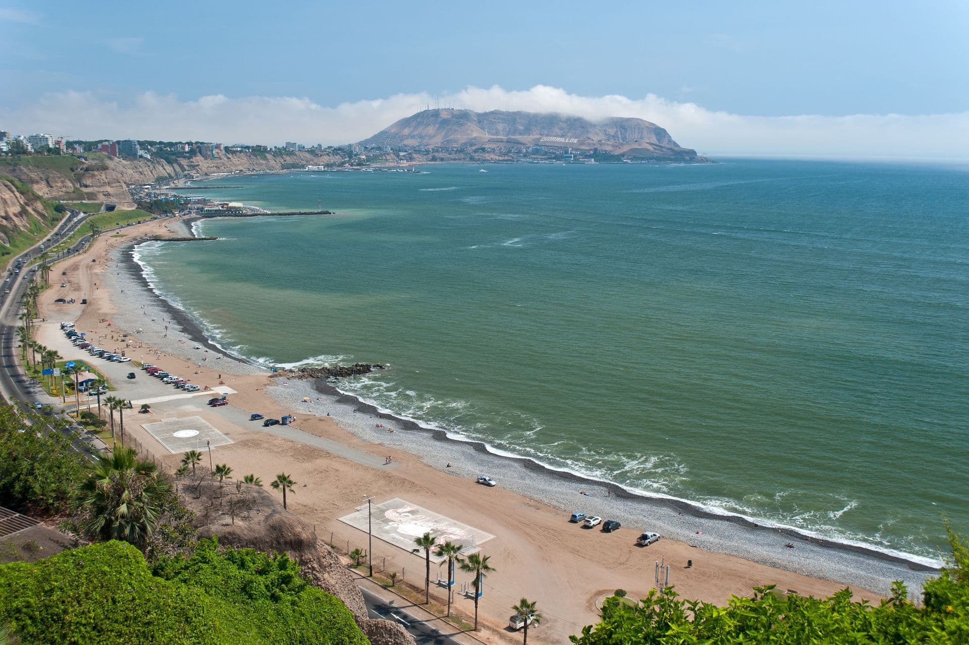 Lima, Peru. Beach in the district of Miraflores