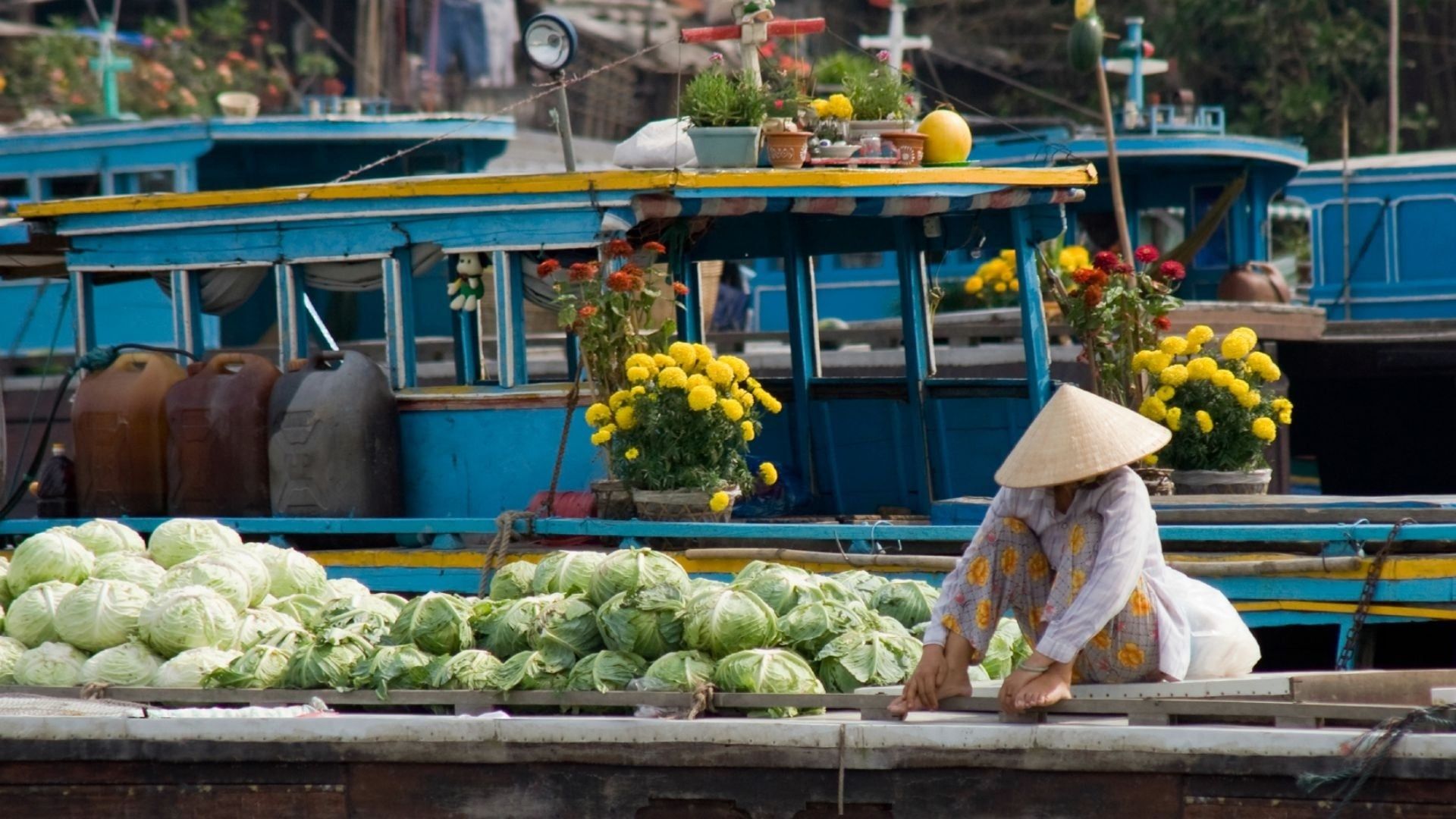 Floating Market, Vietnam