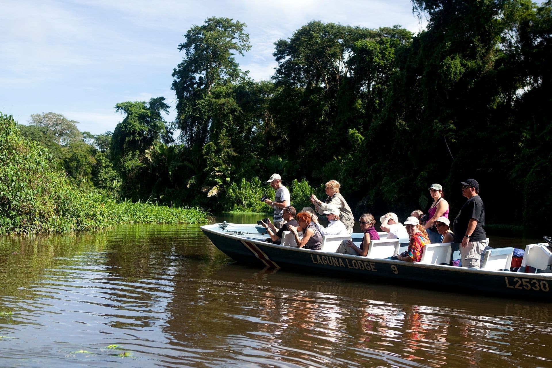 Wildlife watching, Tortuguero national park, Costa Rica