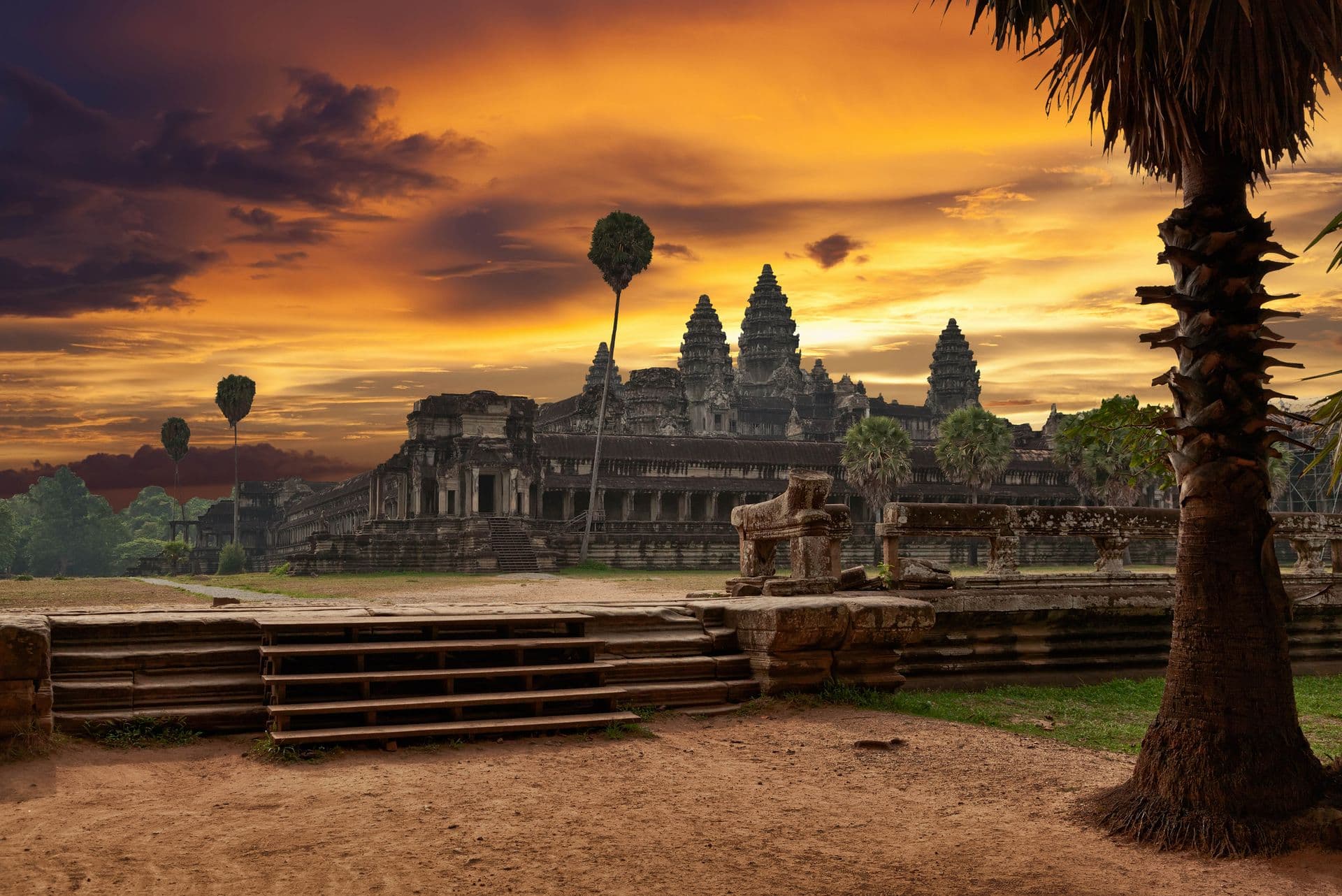 Angkor Wat at sunset
