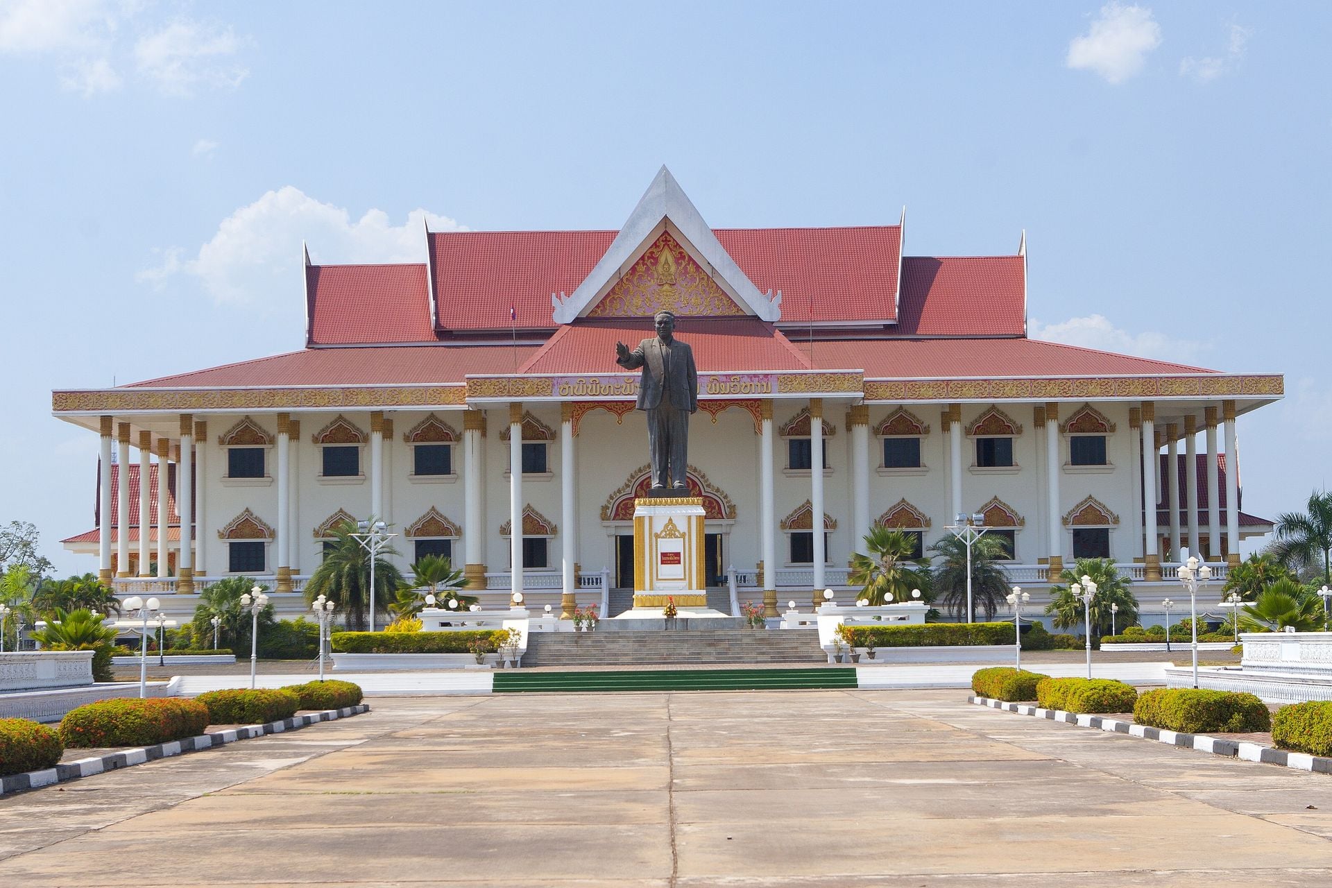 Monument in Vientiane Laos
