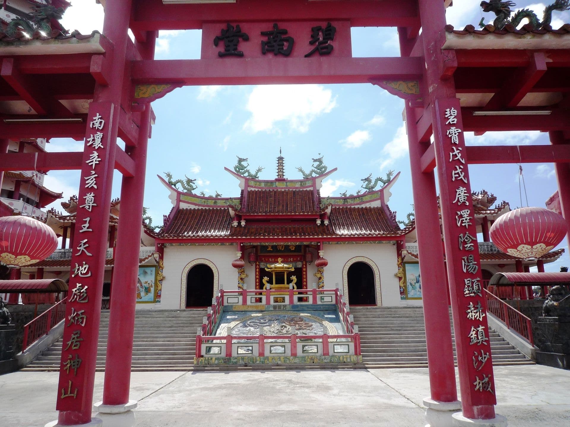Chinese temple in Kota Kinabalu, Sabah, Borneo