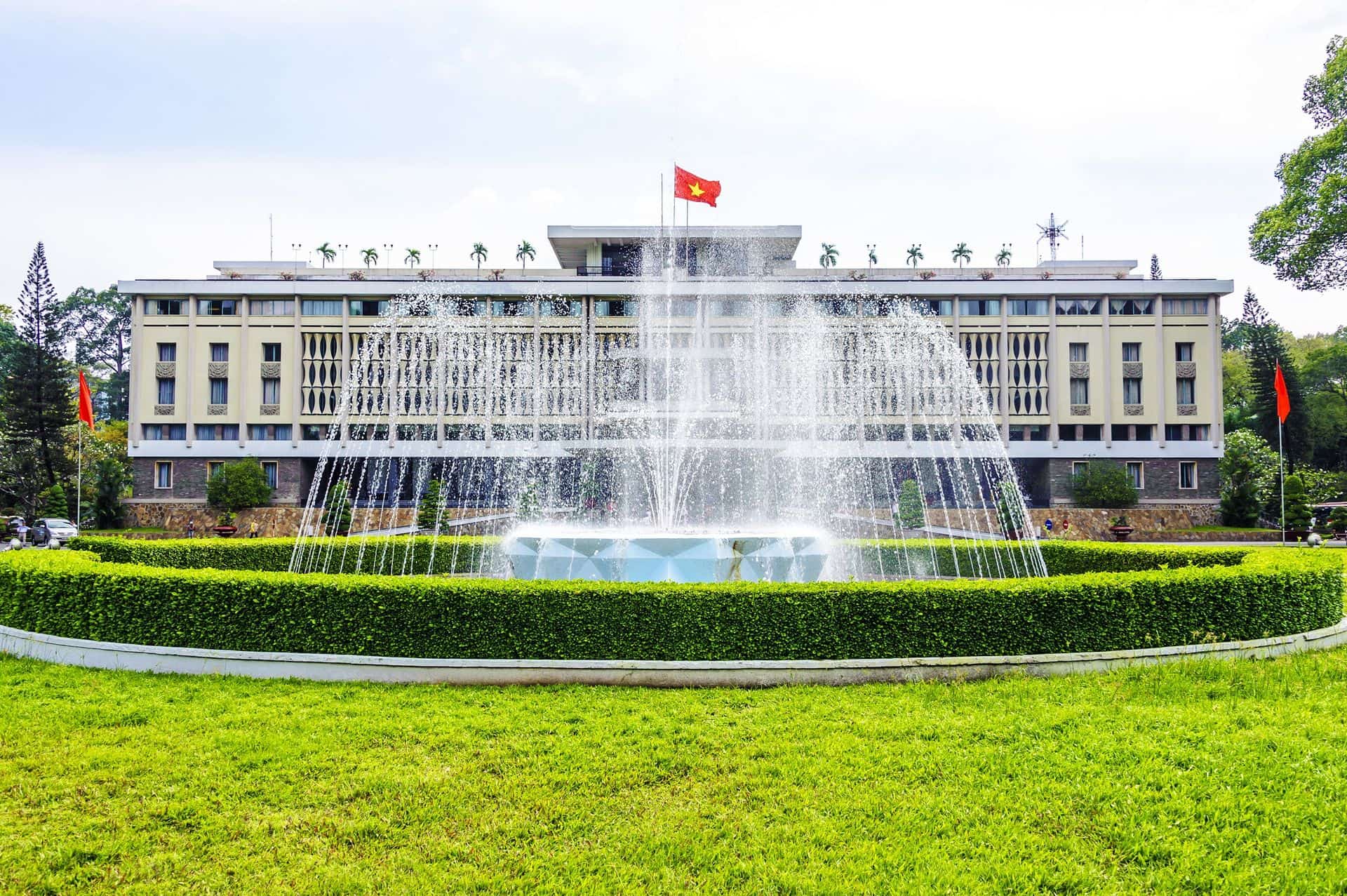 Independence Palace in Ho Chi Minh City, Vietnam. It is known as Reunification Palace or Norodom Palace.