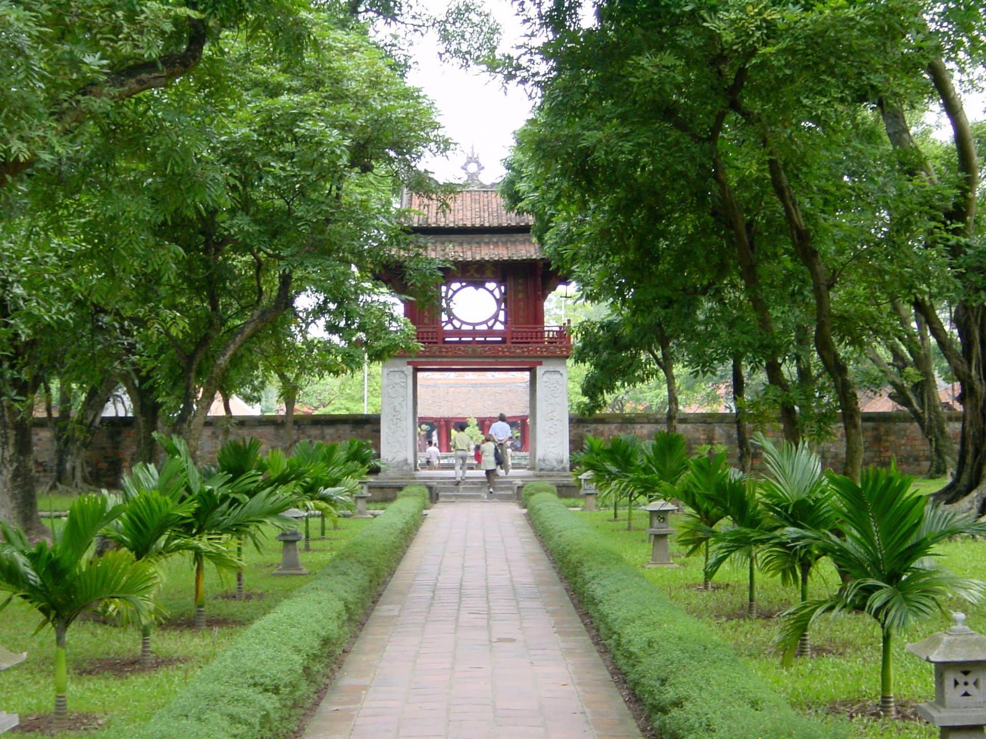 Temple of Literature in Hanoi, Vietnam
