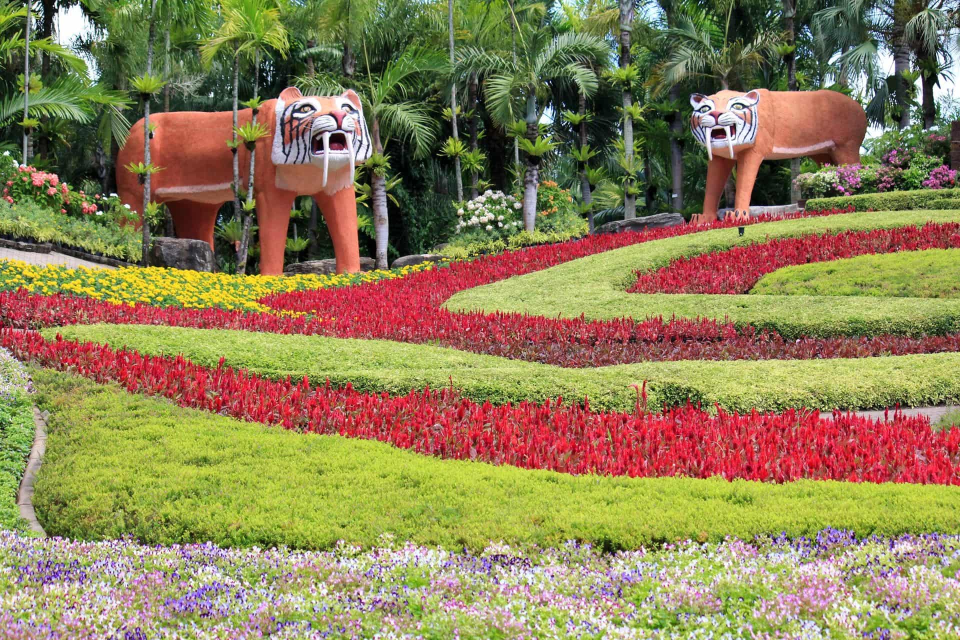 A beautiful Butterfly Hill at Nong Nooch Tropical Botanical Garden, Pattaya