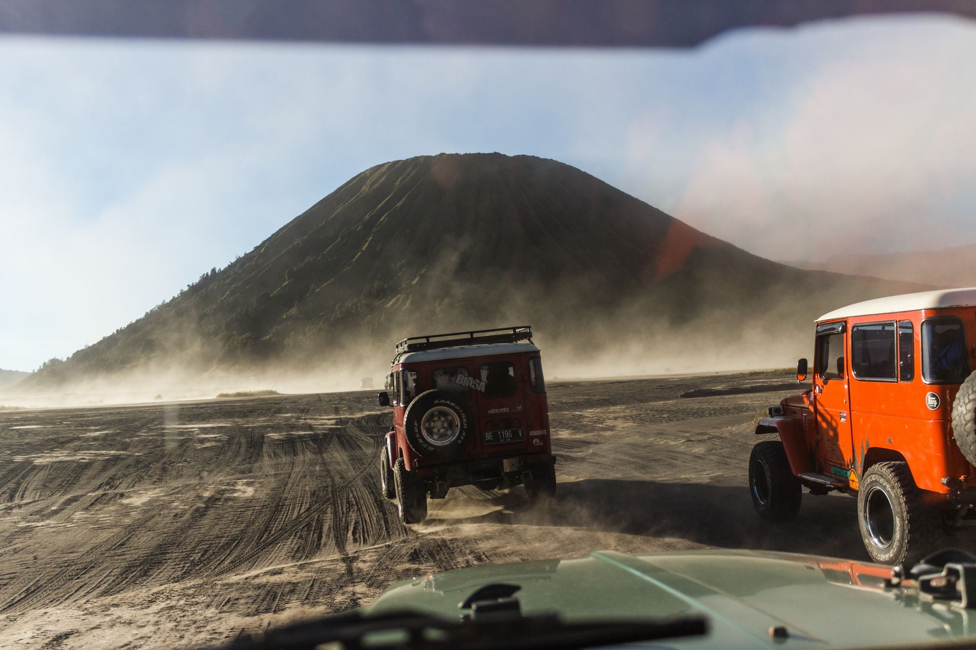 Jeep on Mount Bromo