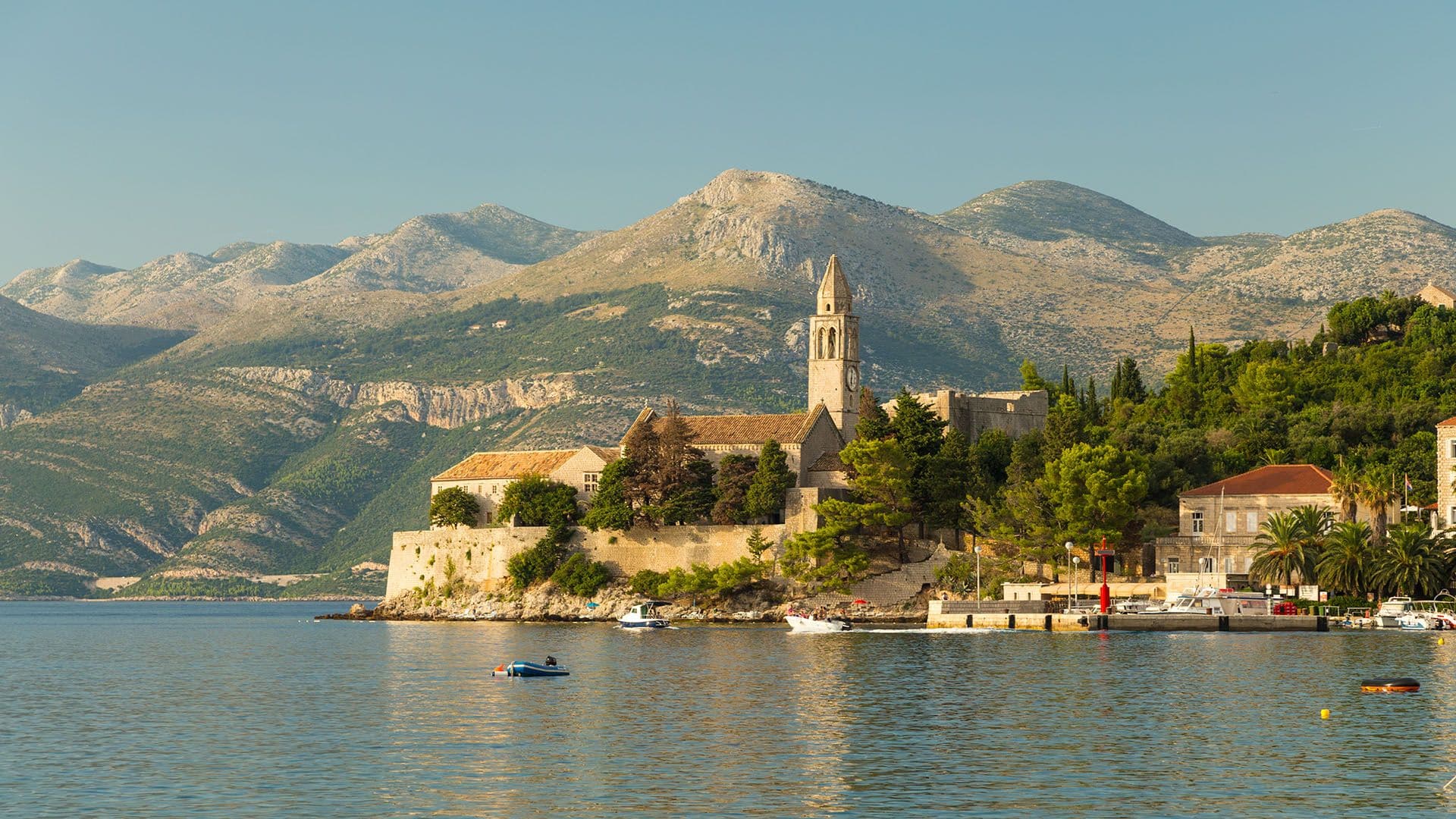 The island Lopud, Elaphite Islands is one of the best places to go in Croatia for relaxing