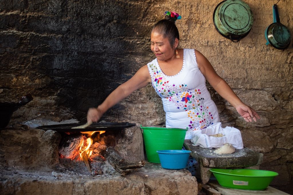 Tortilla making, Mexico