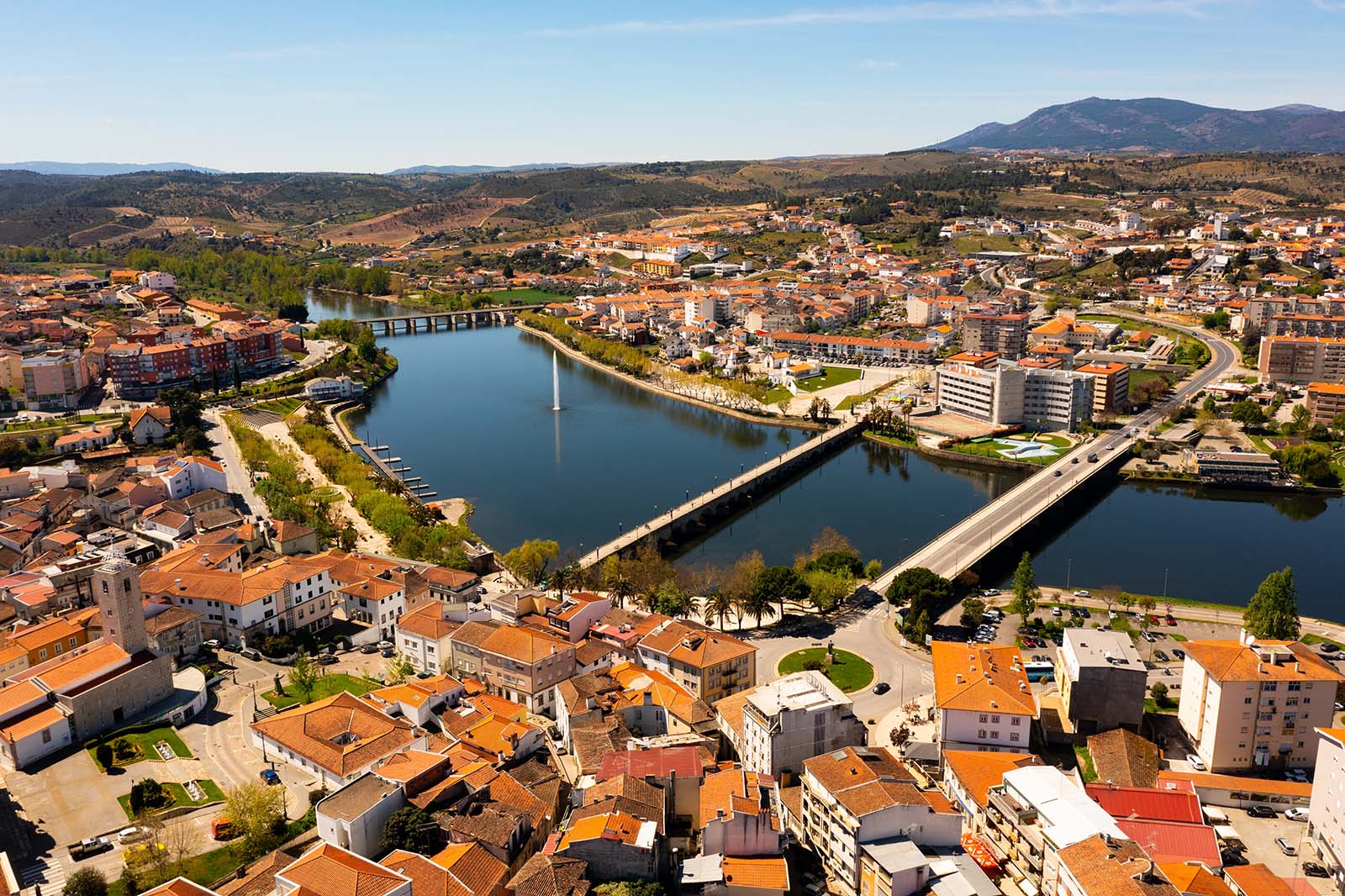 Picturesque aerial view of Mirandela city © Shutterstock
