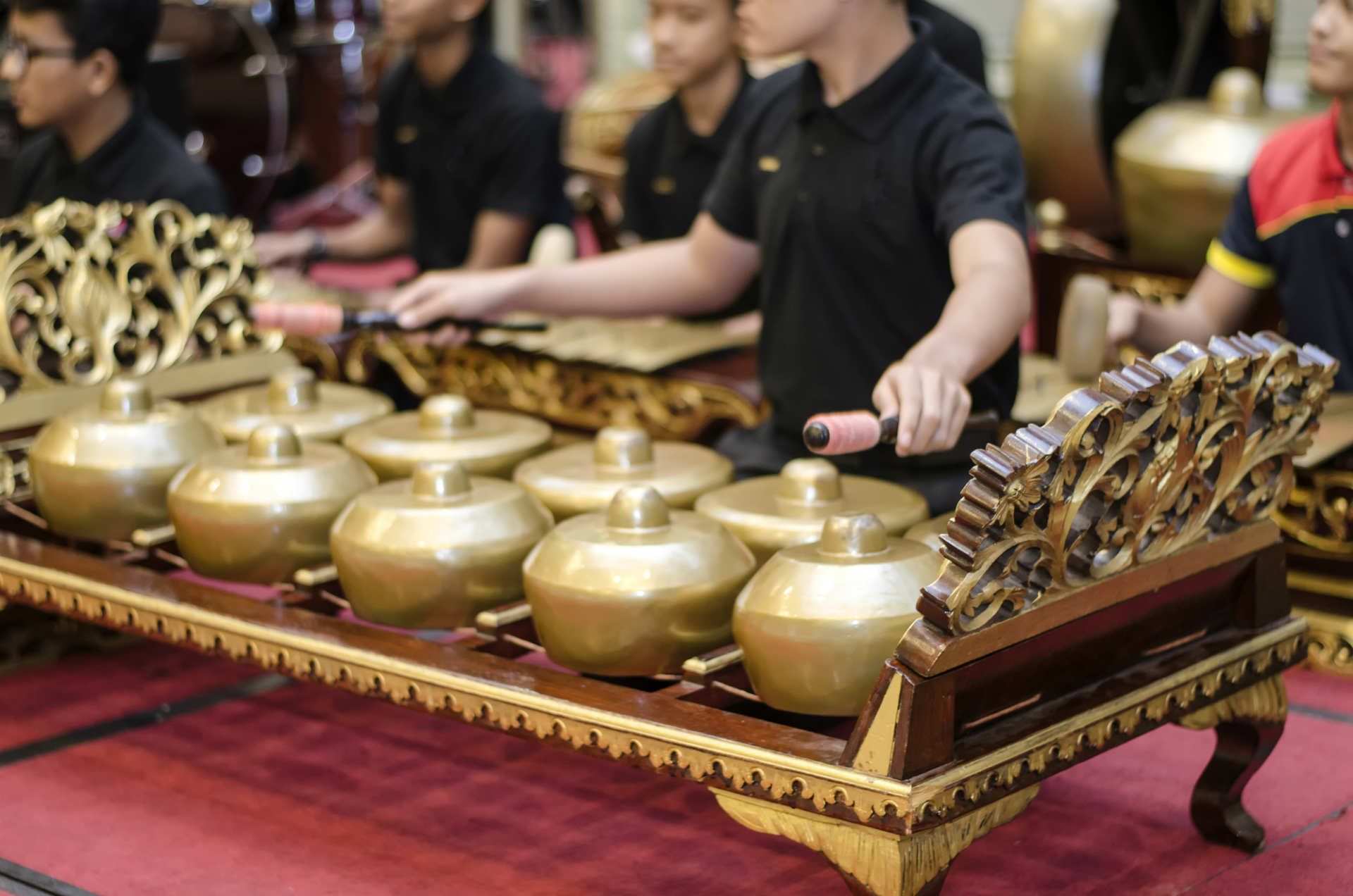 Gamelan is Malaysian traditional music instrument Malaysia © Shutterstock