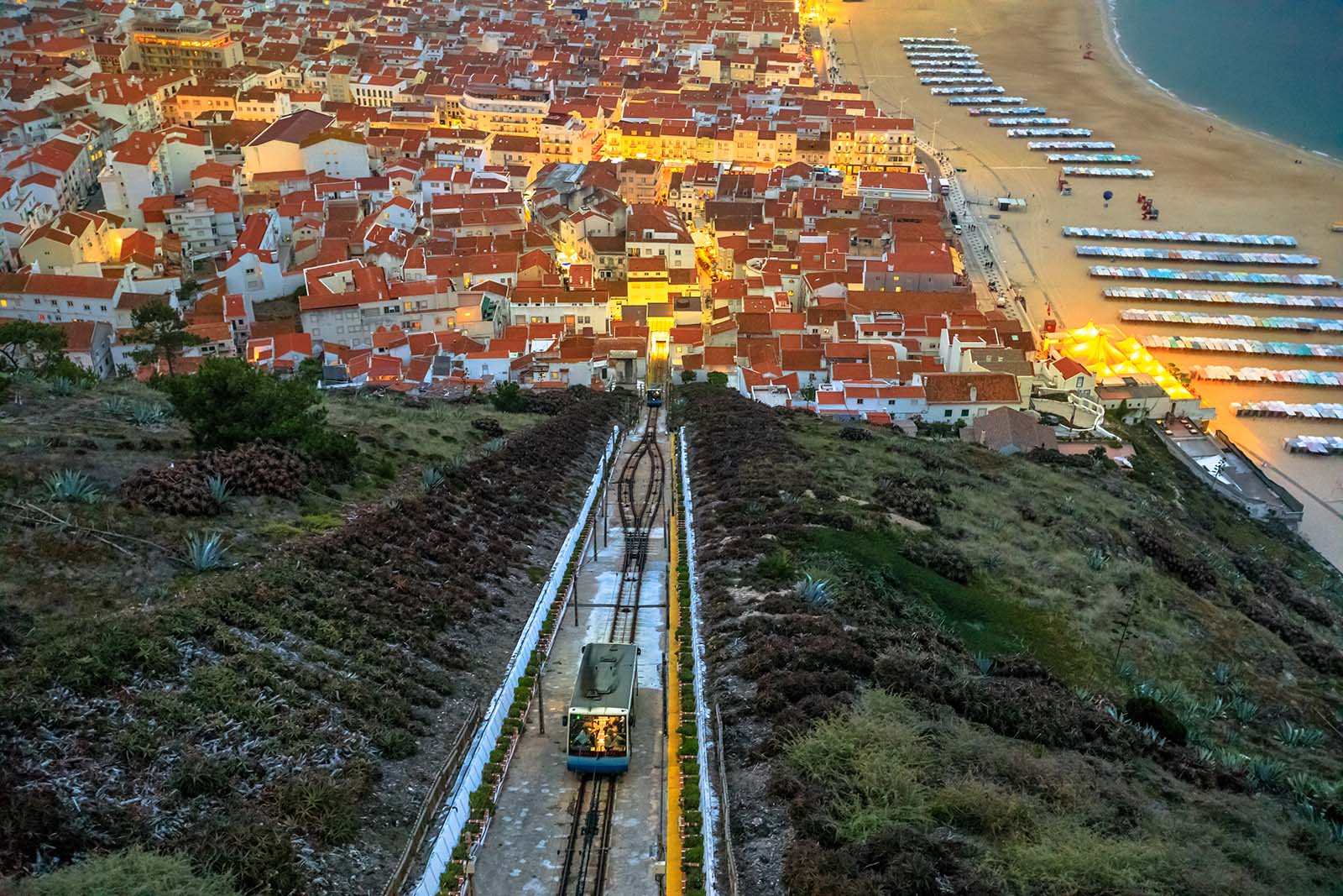 Nazare Funicular from Sitio © Shutterstock