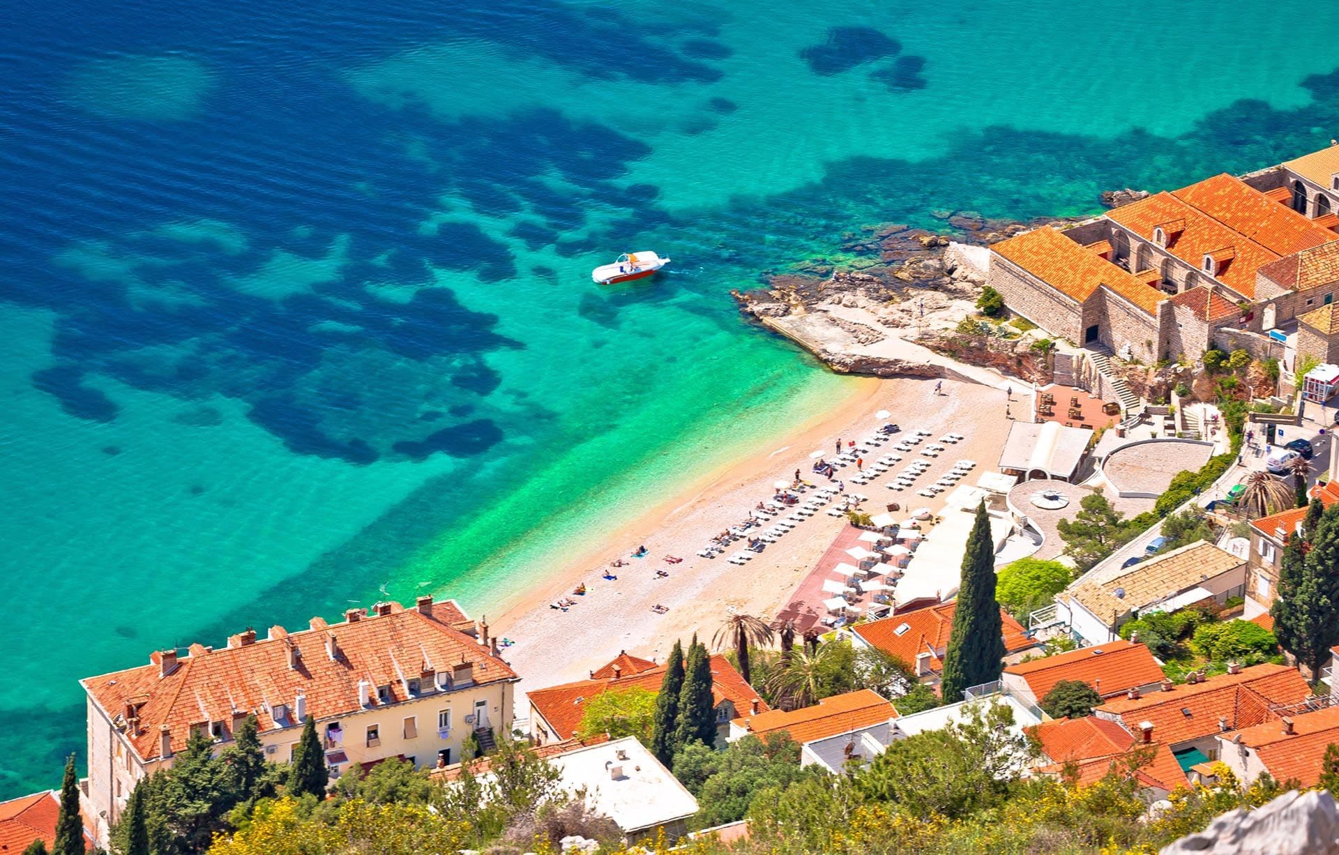 Banje beach in Dubrovnik