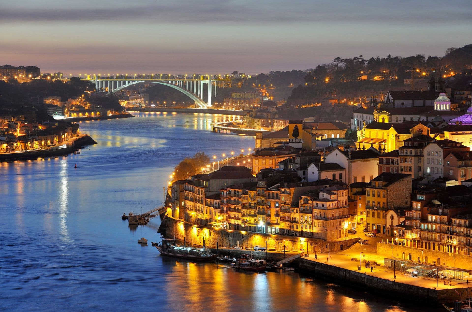 Porto by night