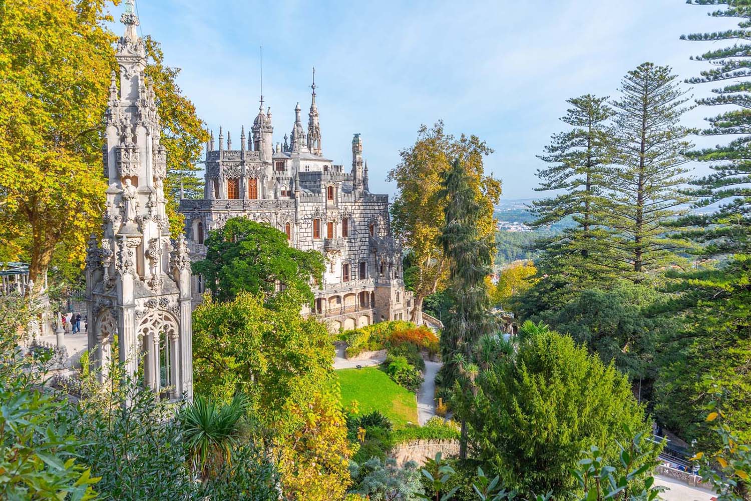 Main house of Quinta da Regaleira palace in Sintra, Portugal © Shutterstock