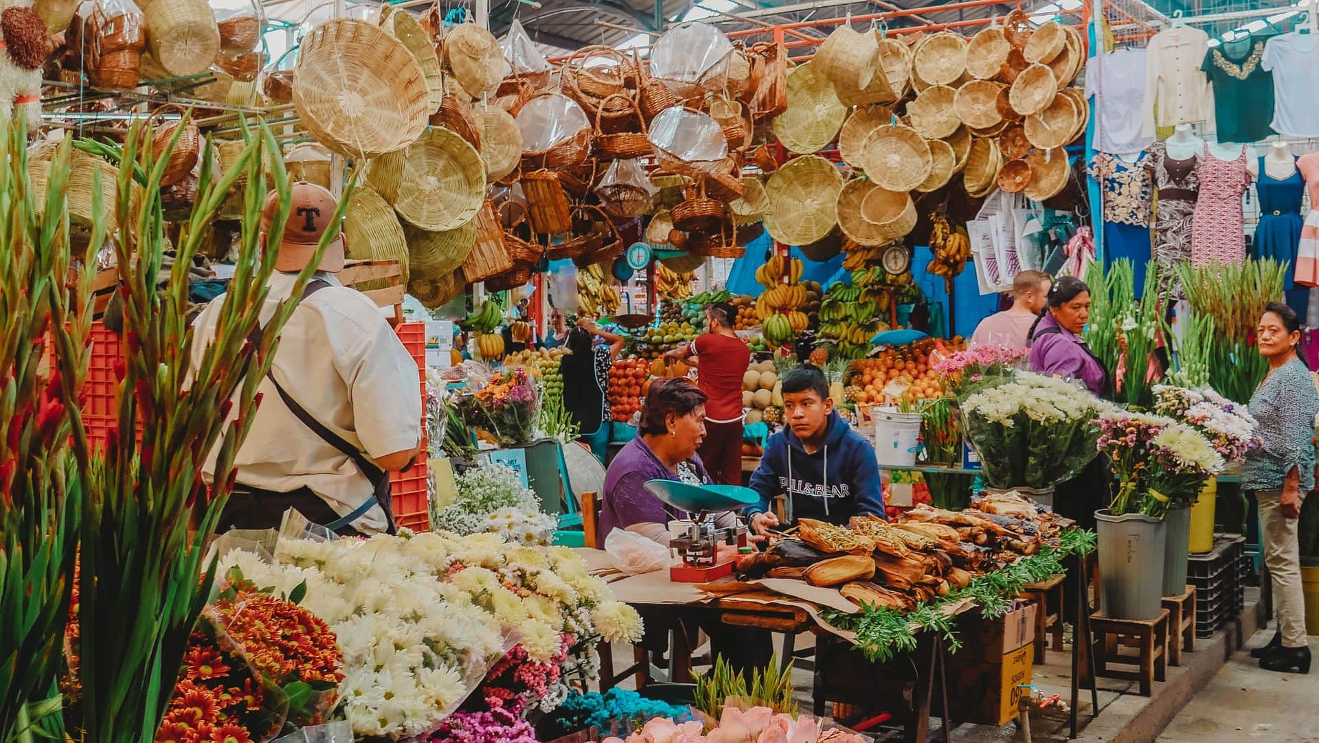 Market in Puebla, Mexico