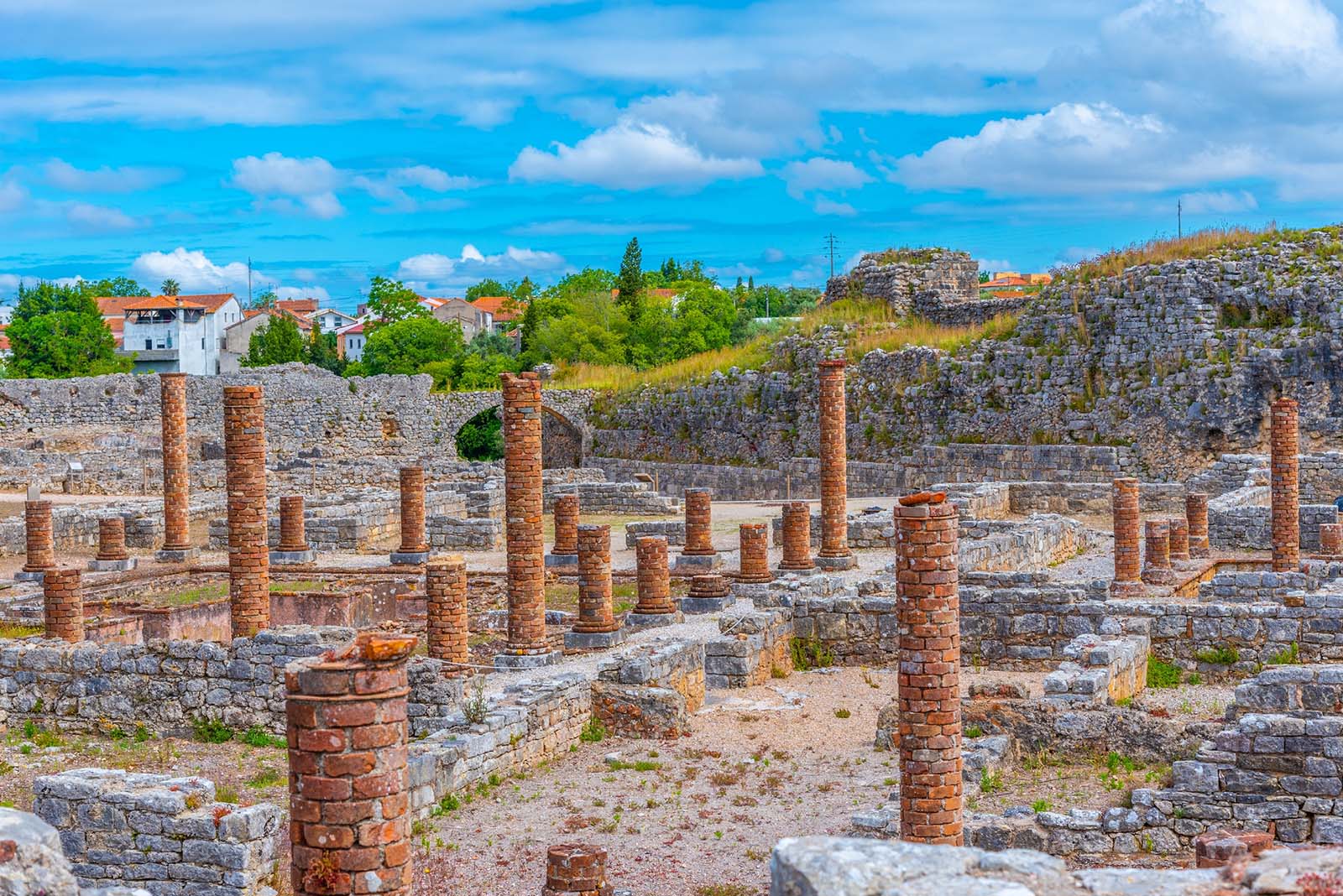 Roman ruins of Conimbriga near Coimbra in Portugal © Shutterstock