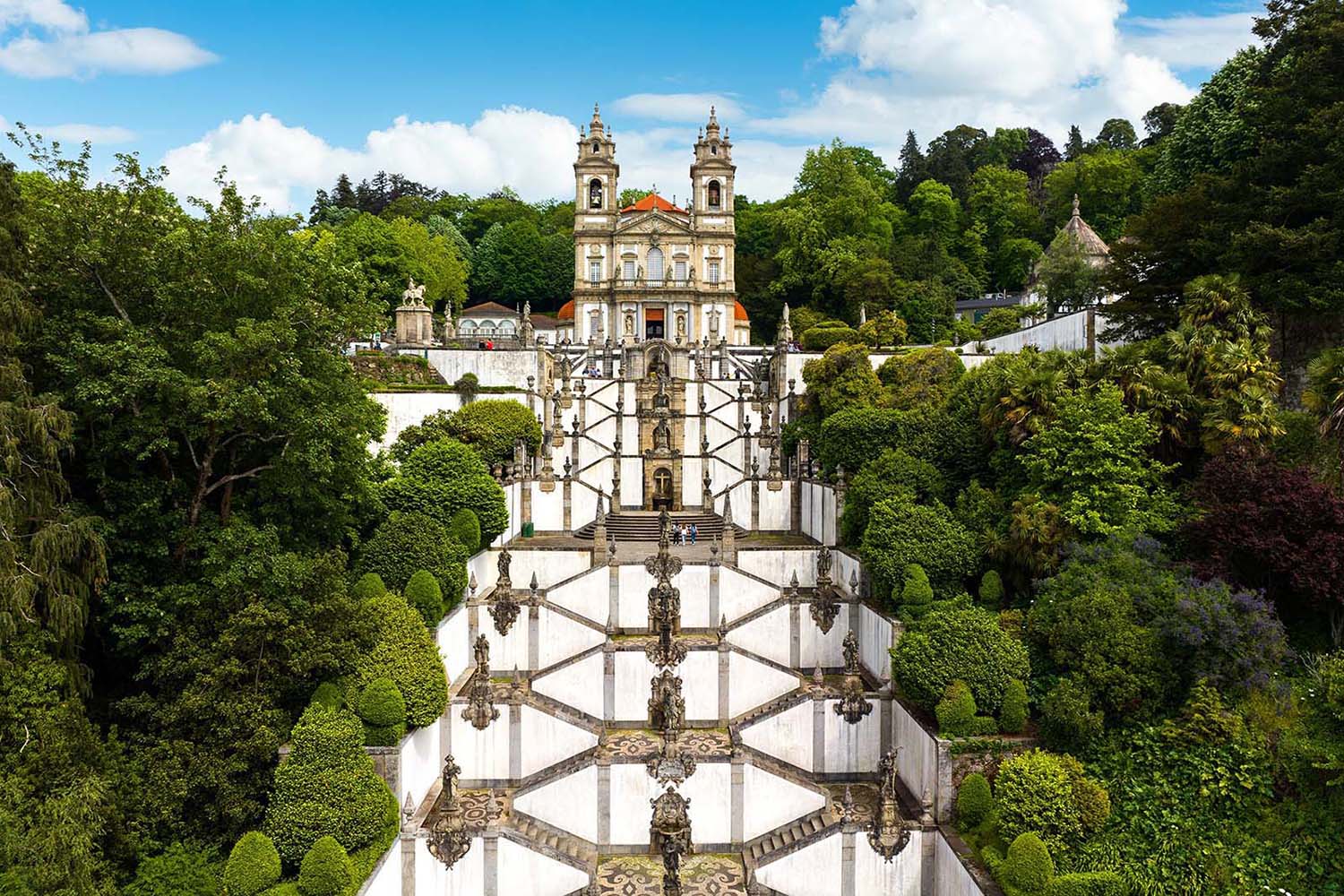 View of the Sanctuary of Bom Jesus do Monte in Braga, Portugal © Shutterstock