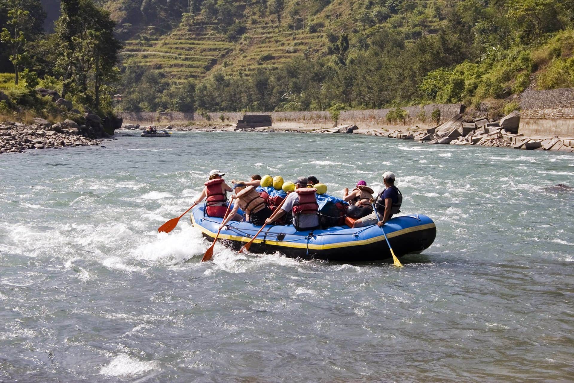 Rafting on the Trisuli River
