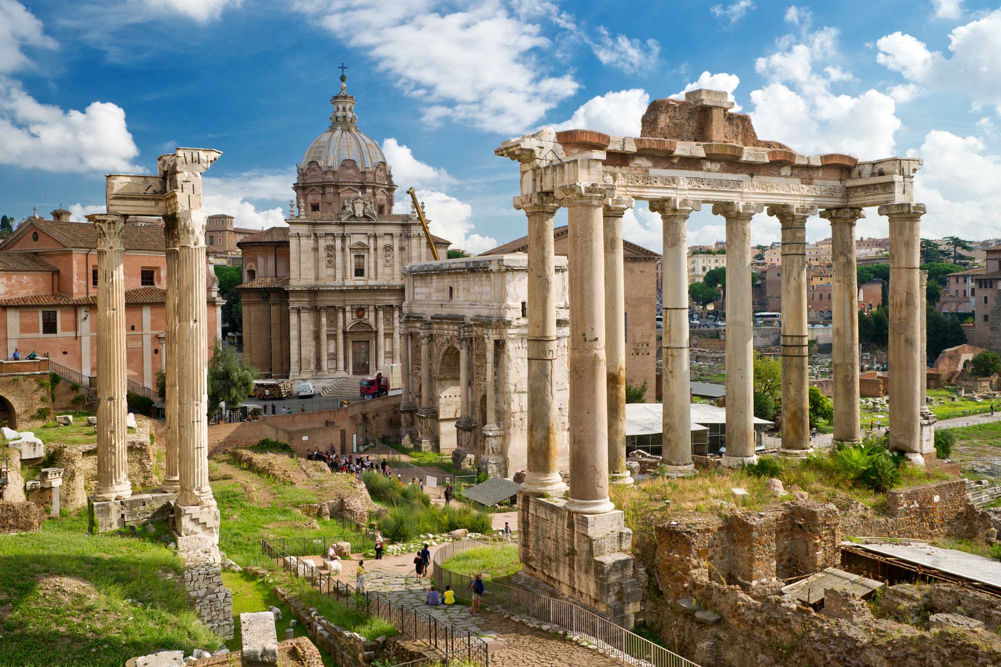 Roman Forum in Rome, Italy
