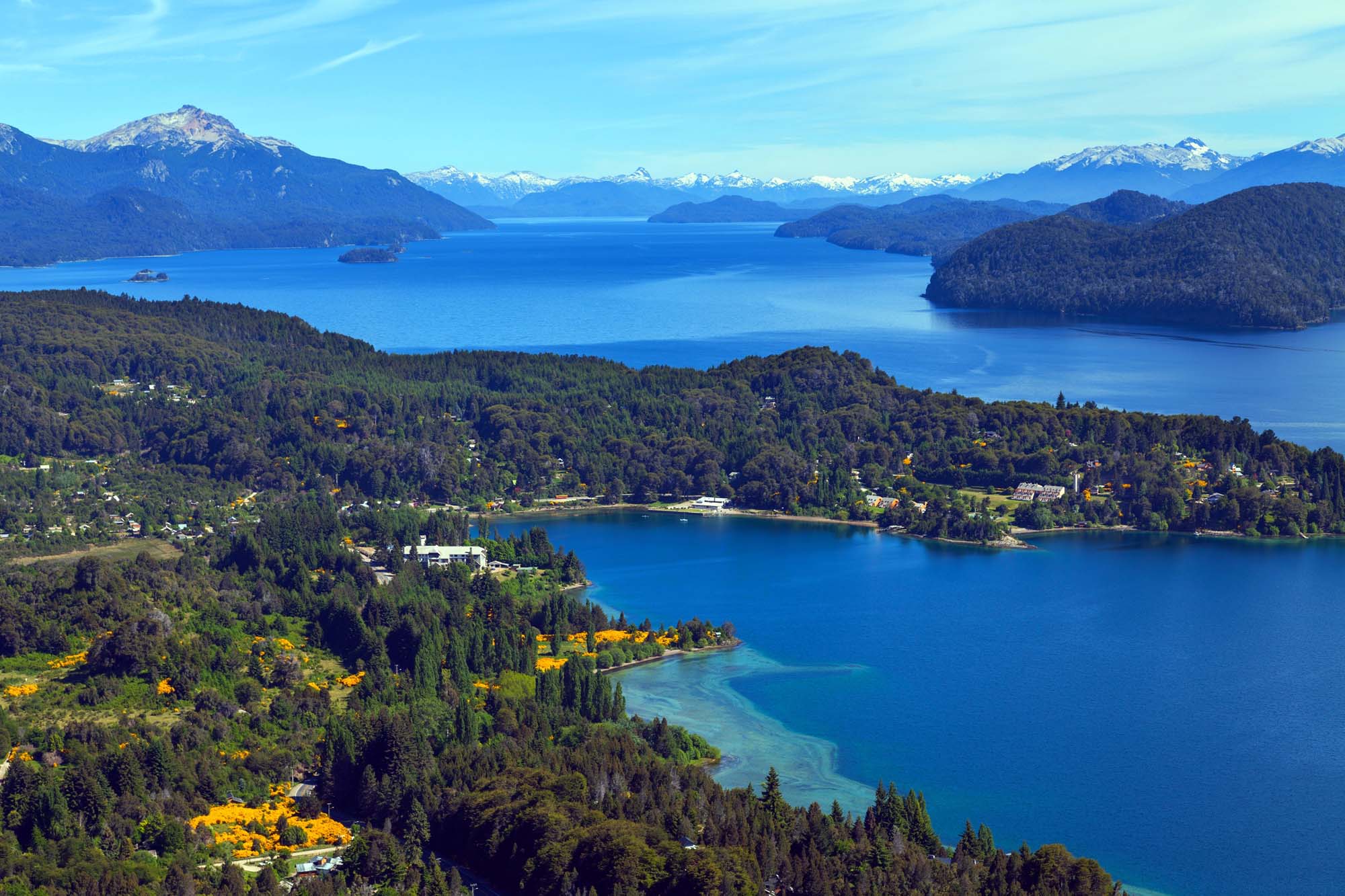 View from Mount Campanario, Bariloche, Patagonia, Argentina